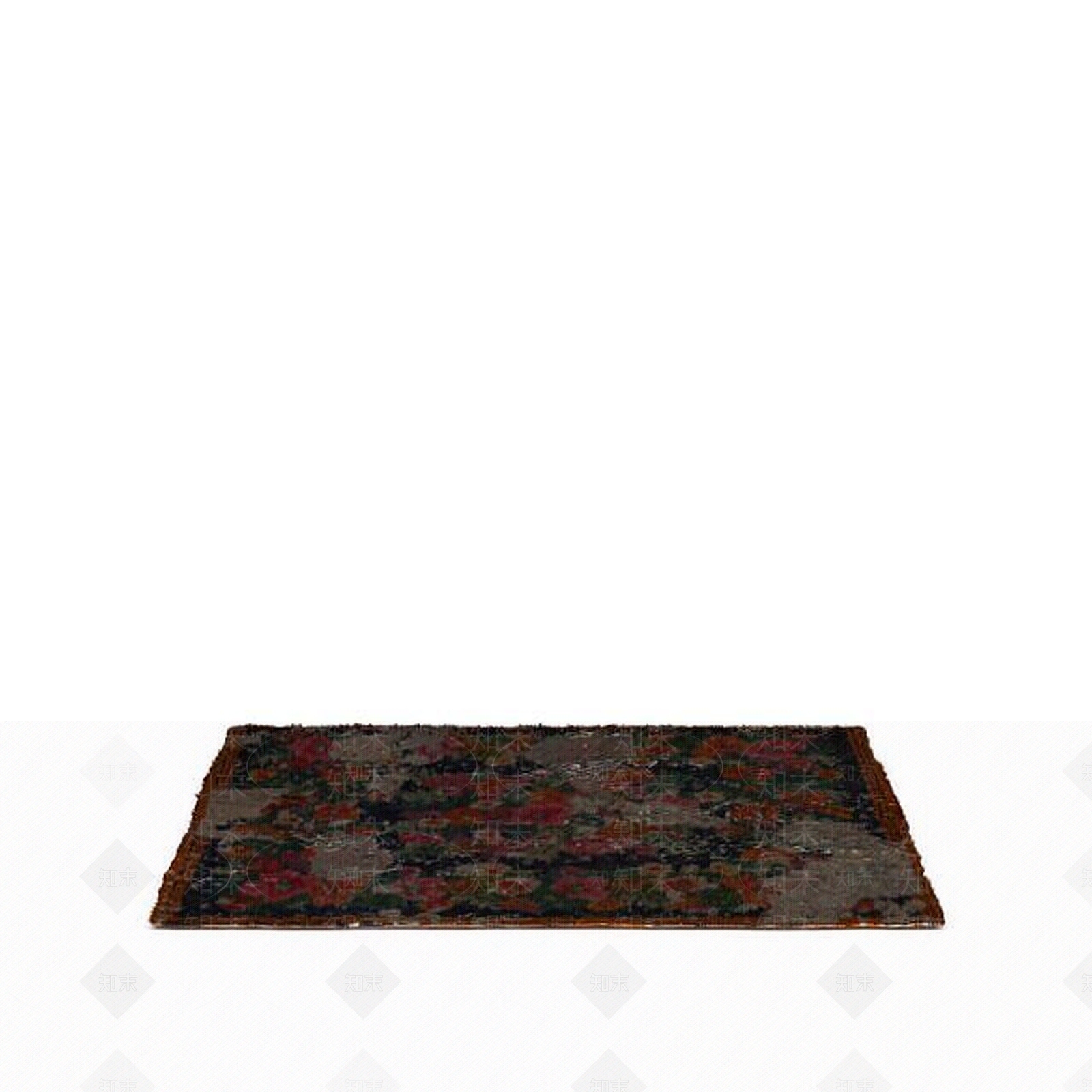 中式印花地毯3D模型下载【ID:1199336738】