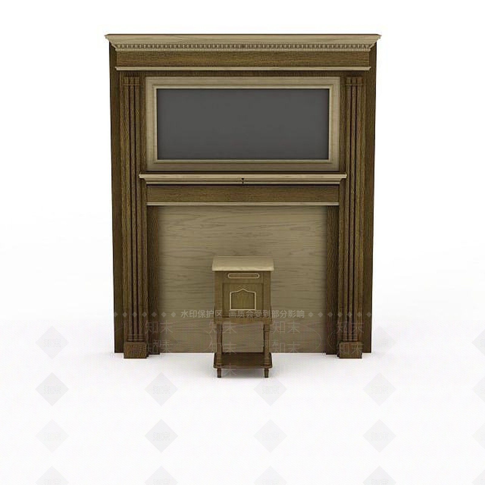 现代仿古家具3D模型下载【ID:1199337431】