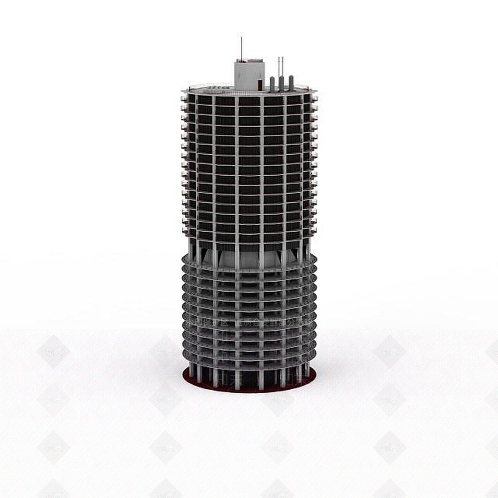 现代建筑大楼3D模型下载【ID:1199337974】