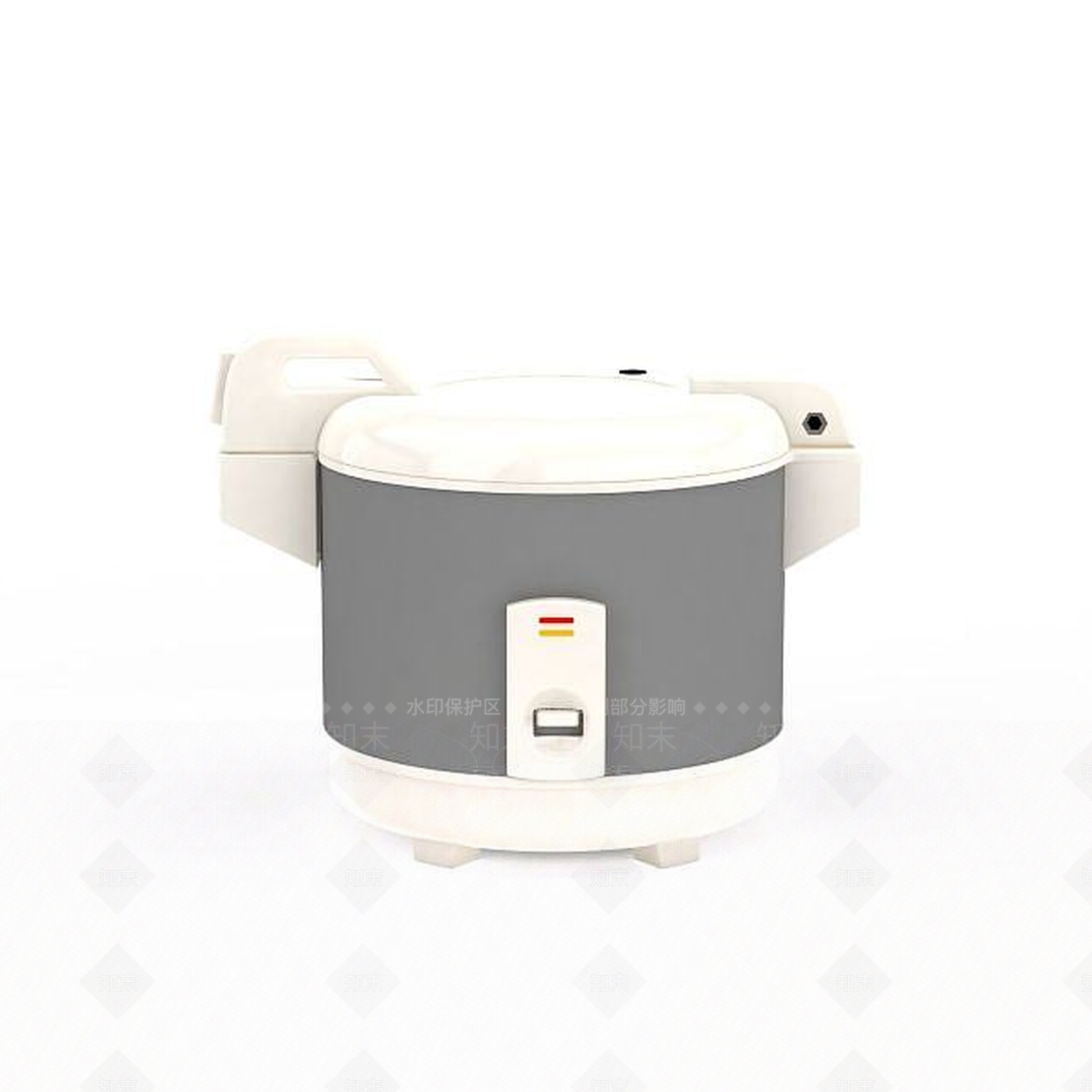 现代家用电饭煲3D模型下载【ID:1199338341】