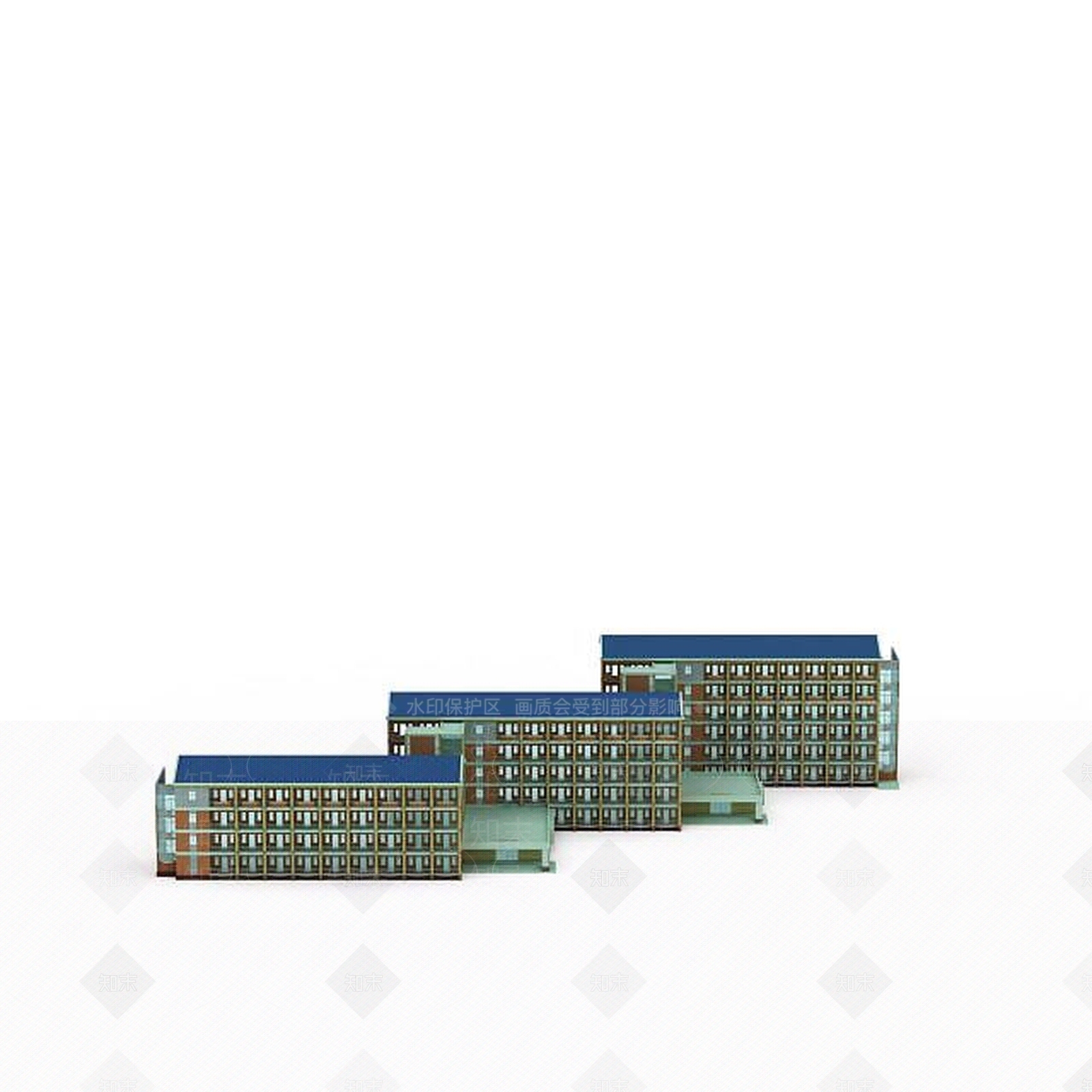 现代楼房3D模型下载【ID:1199338416】