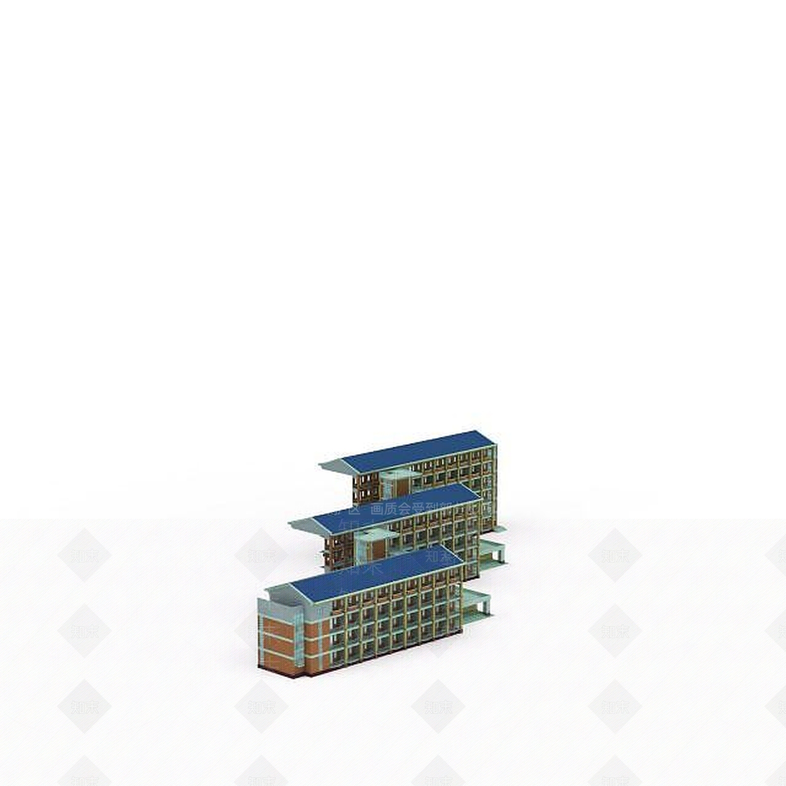 现代楼房3D模型下载【ID:1199338416】