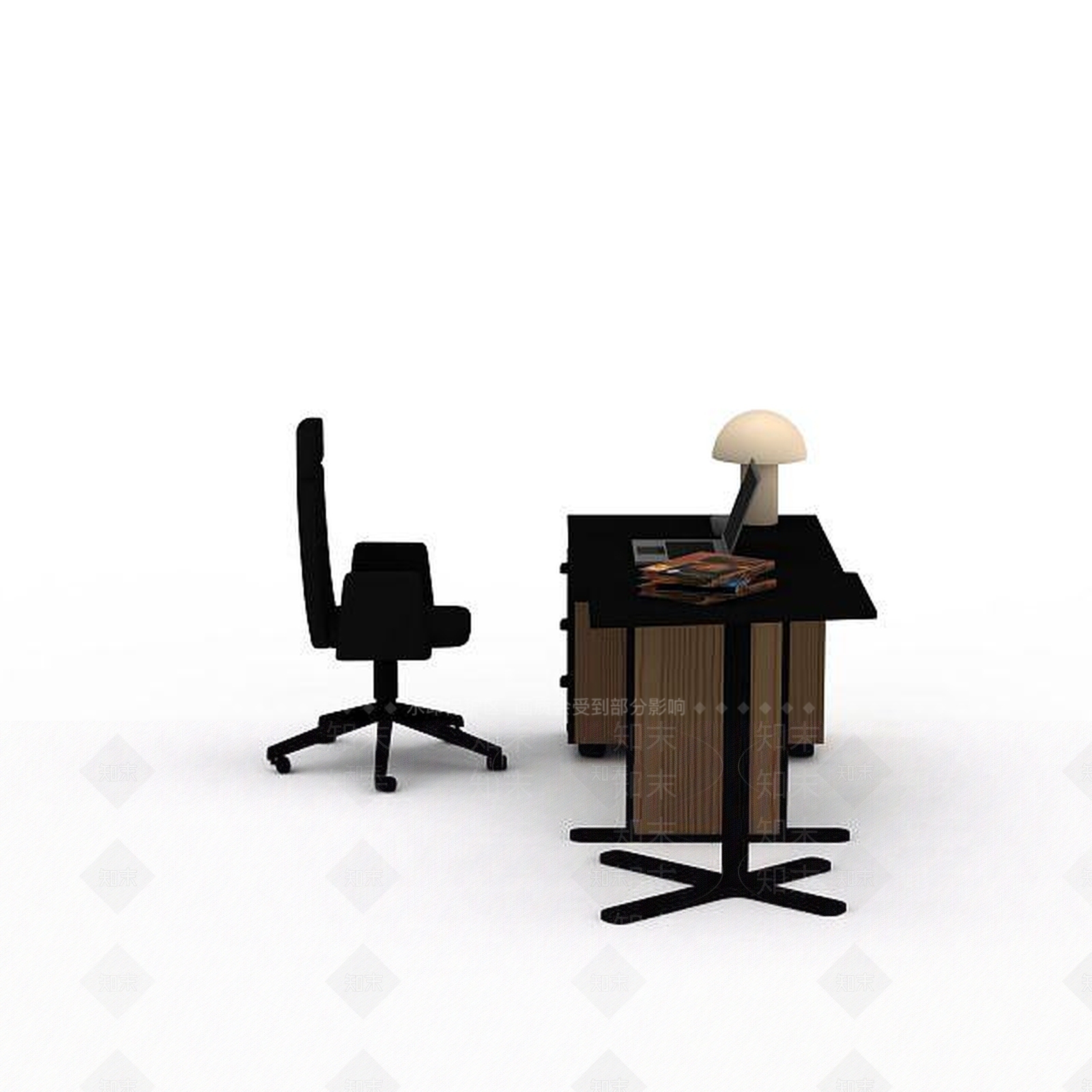 现代商务办公桌椅3D模型下载【ID:1199338851】