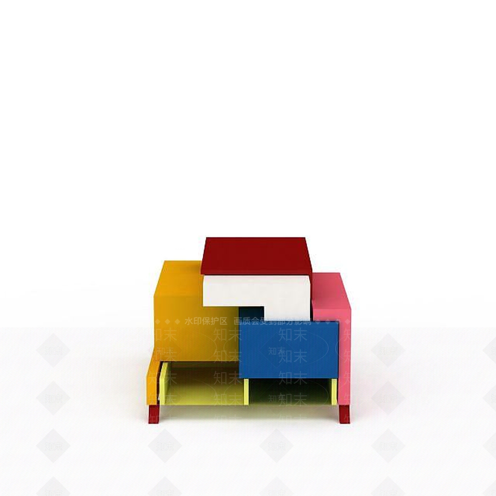 现代儿童变形感家具3D模型下载【ID:1199338925】