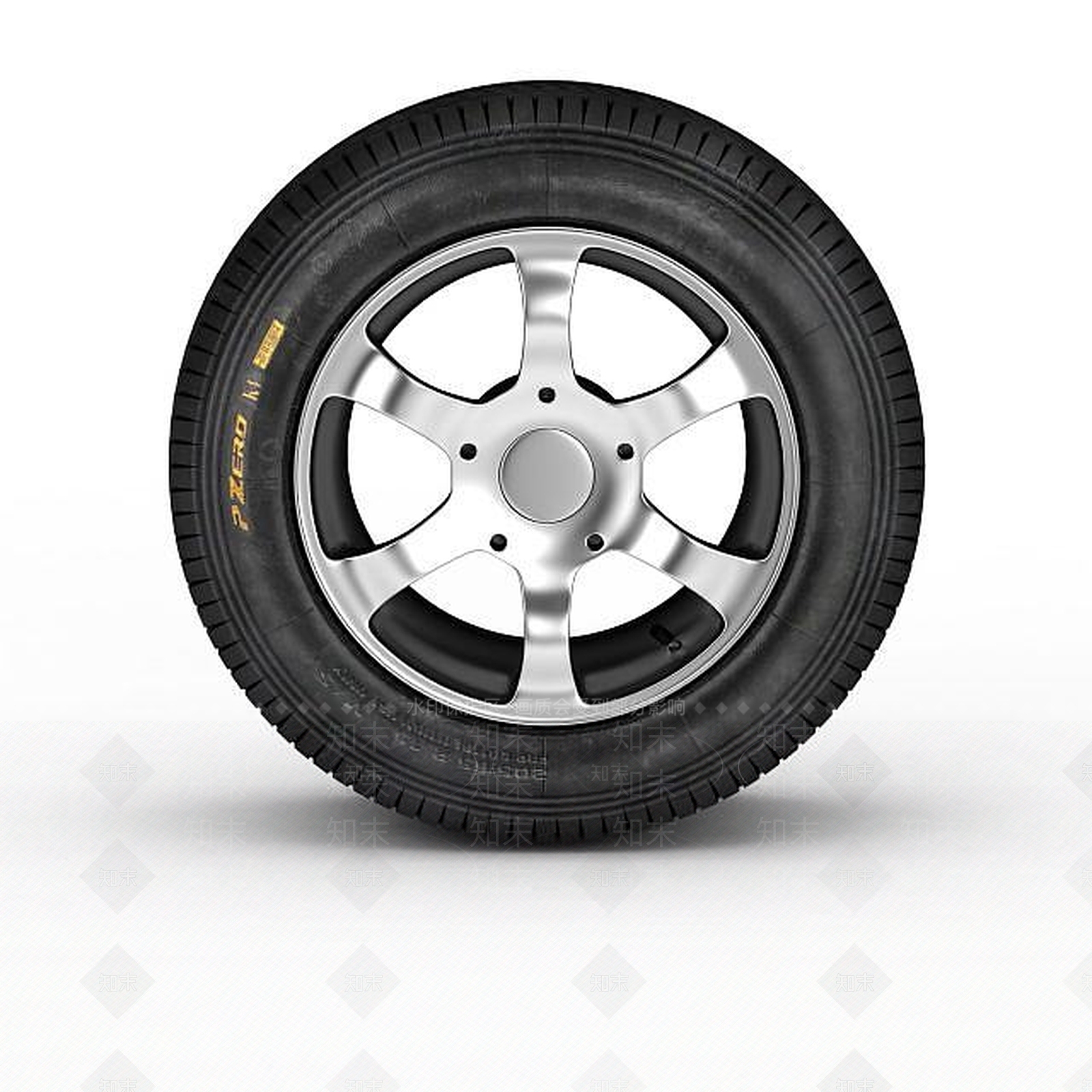现代汽车轮胎3D模型下载【ID:1199339160】
