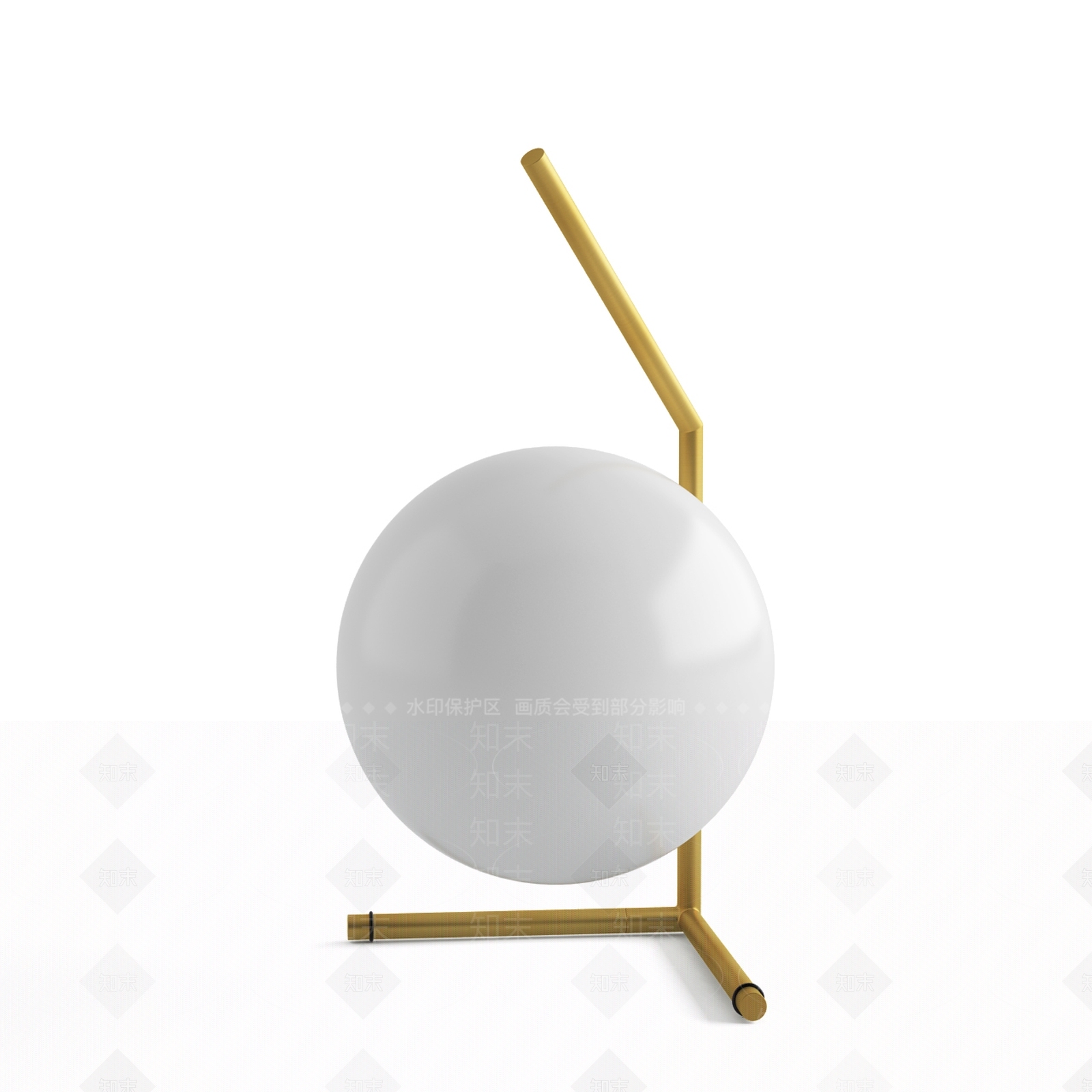 现代极简台灯3D模型下载【ID:1199339767】