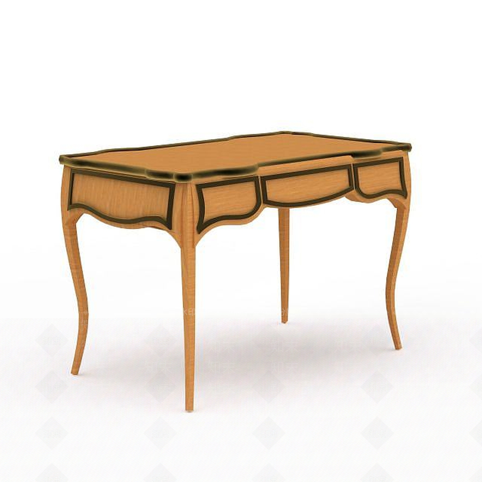 现代写字桌3D模型下载【ID:1199340168】