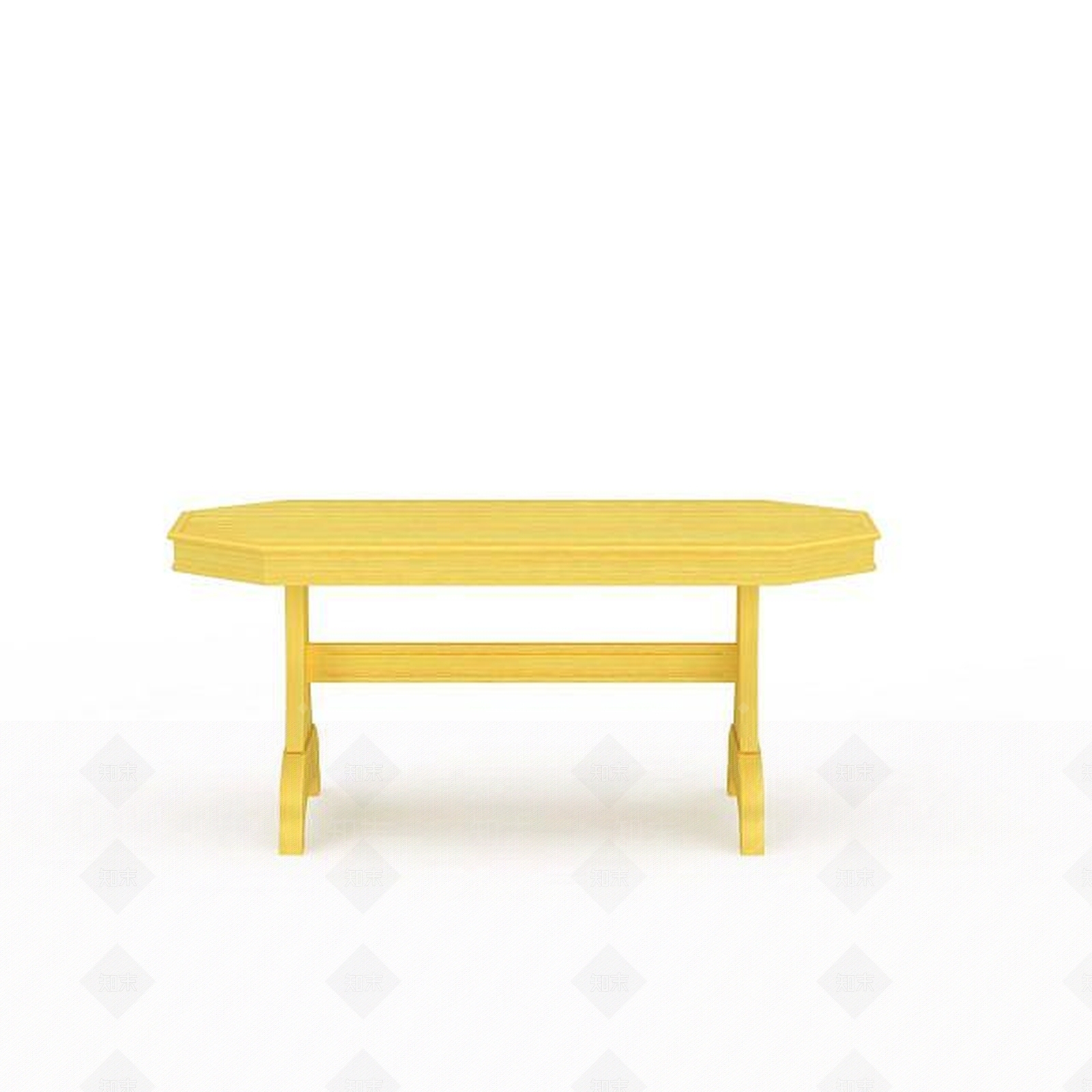 现代简约餐桌3D模型下载【ID:1199340213】