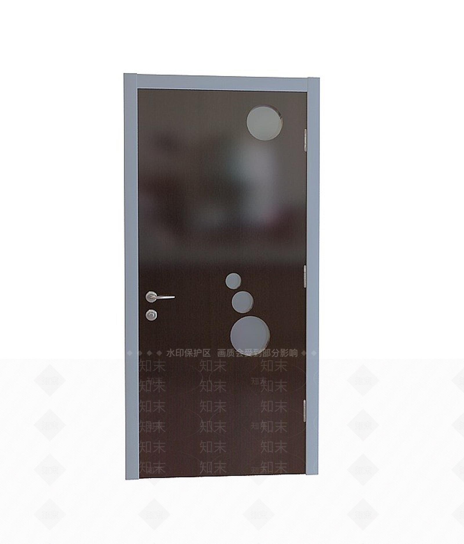 现代框木门3D模型下载【ID:1199340646】