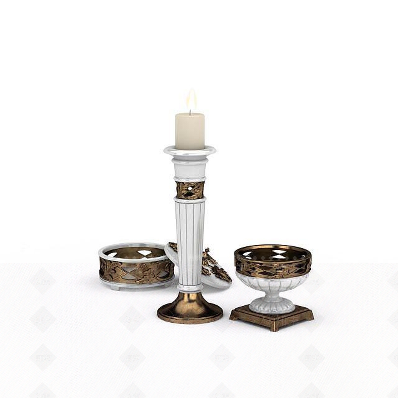 欧式古典欧式装饰品3D模型下载【ID:1199341090】