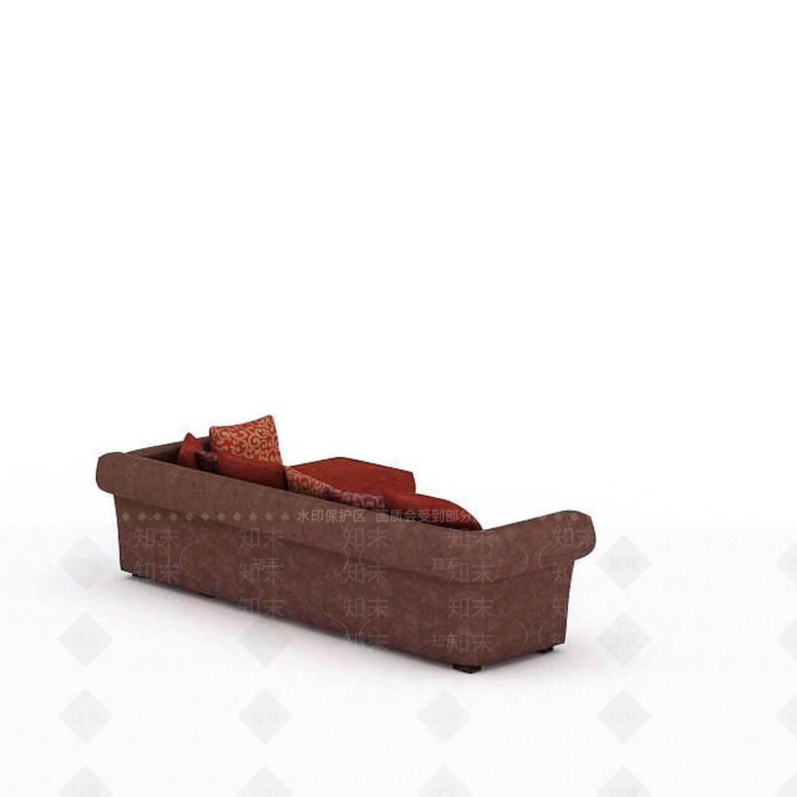 现代U型沙发3D模型下载【ID:1199341660】
