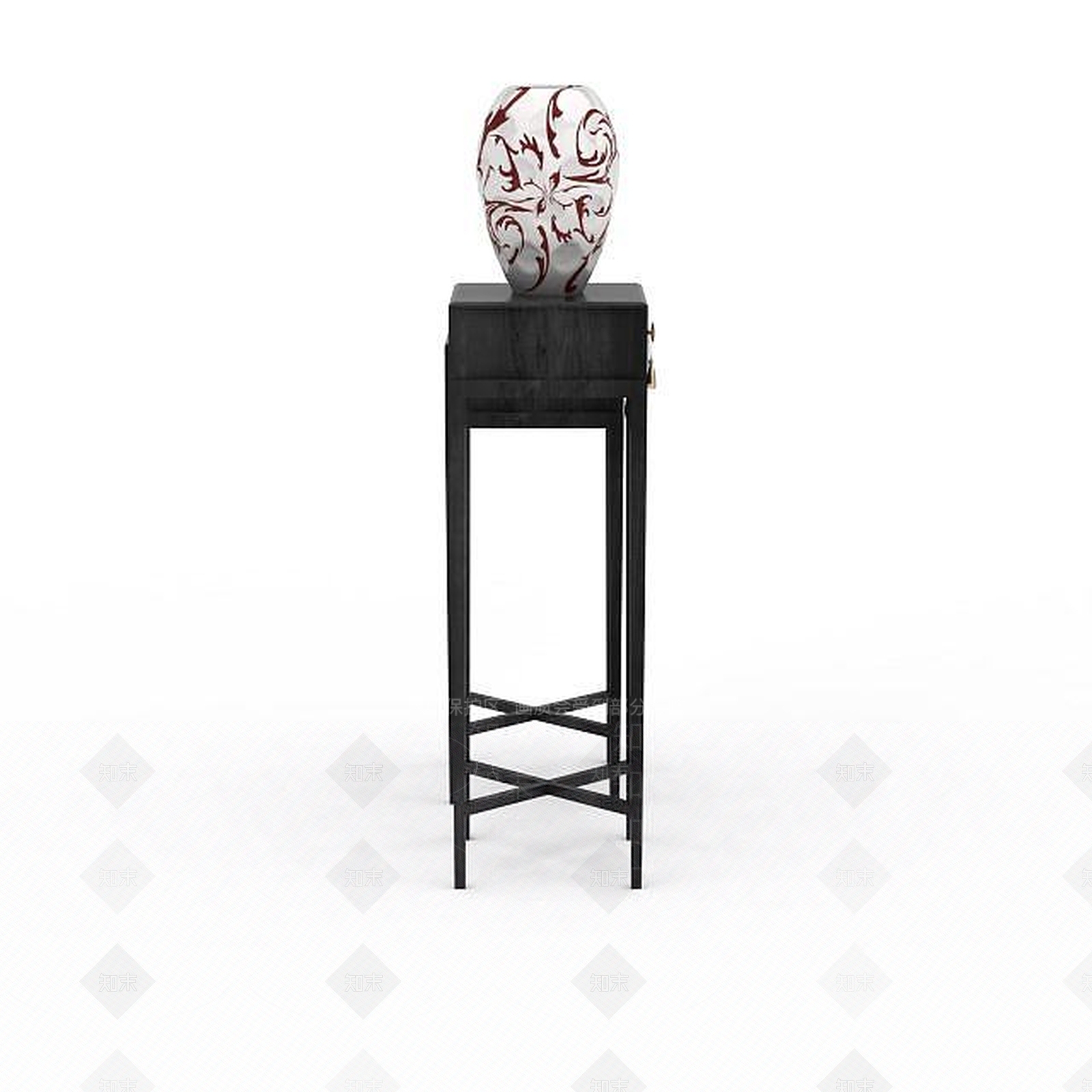 现代方形边几3D模型下载【ID:1199341875】