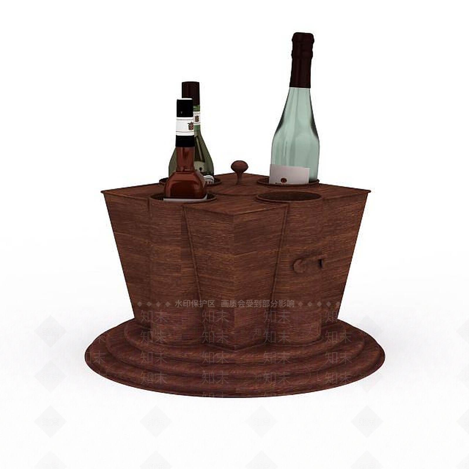 现代冰酒器3D模型下载【ID:1199341966】