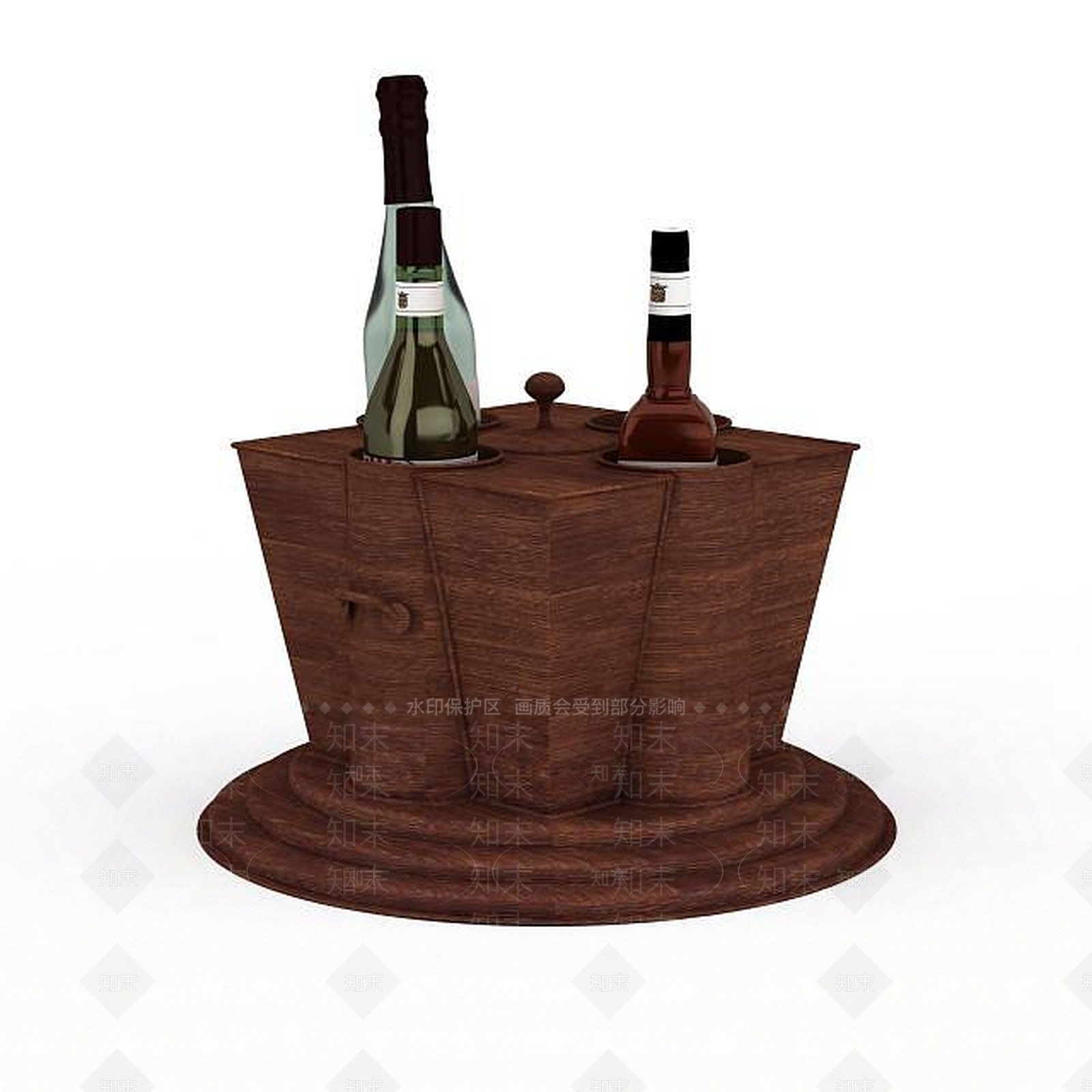 现代冰酒器3D模型下载【ID:1199341966】
