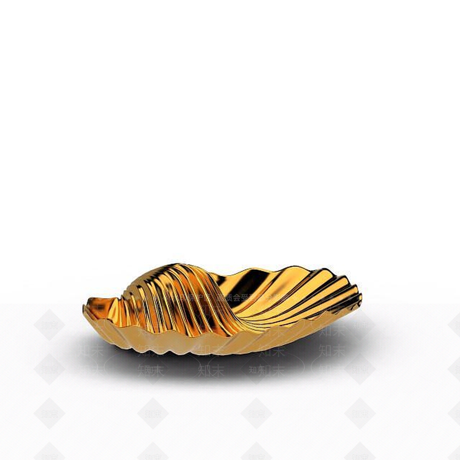 现代贝壳肥皂盒3D模型下载【ID:1199342122】