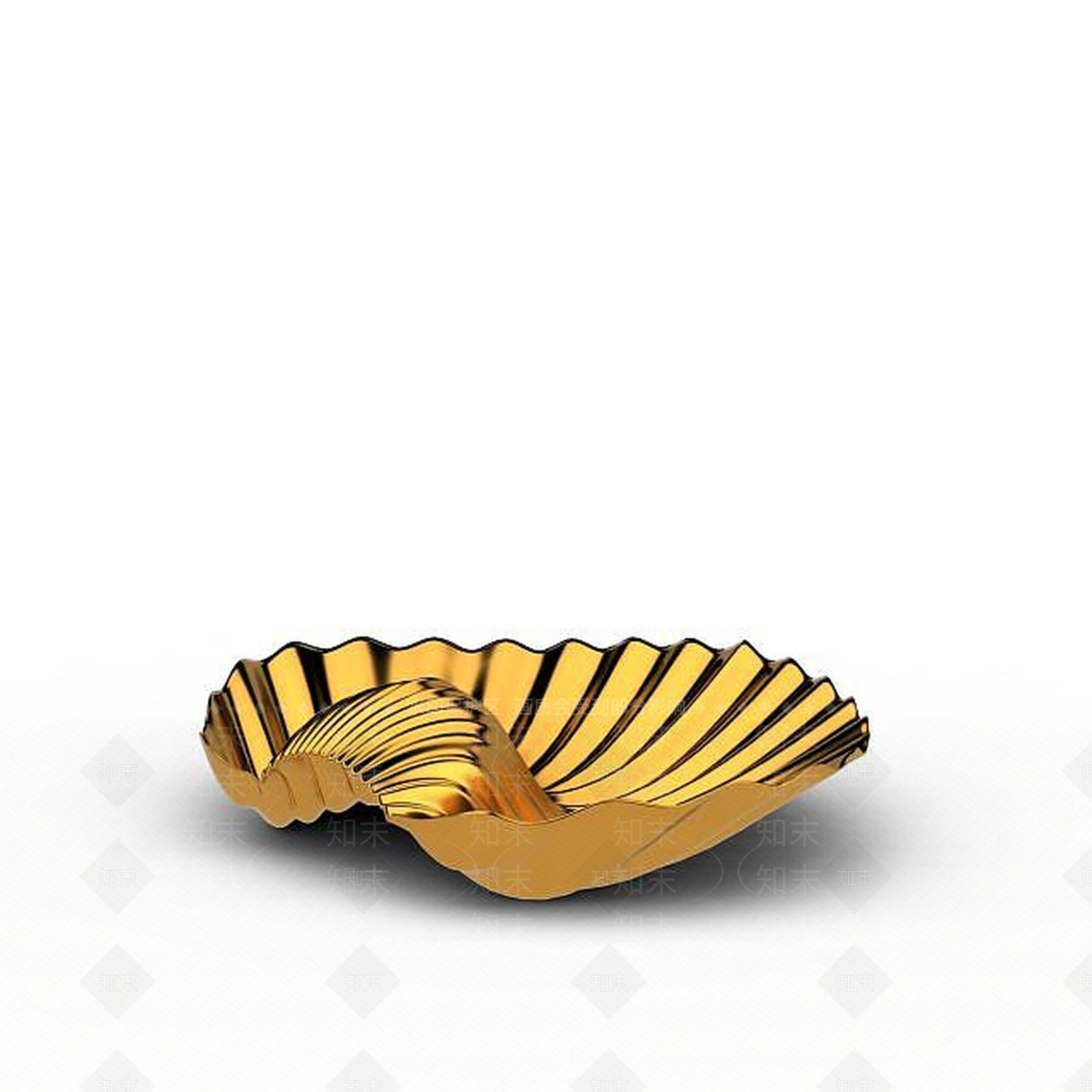 现代贝壳肥皂盒3D模型下载【ID:1199342122】