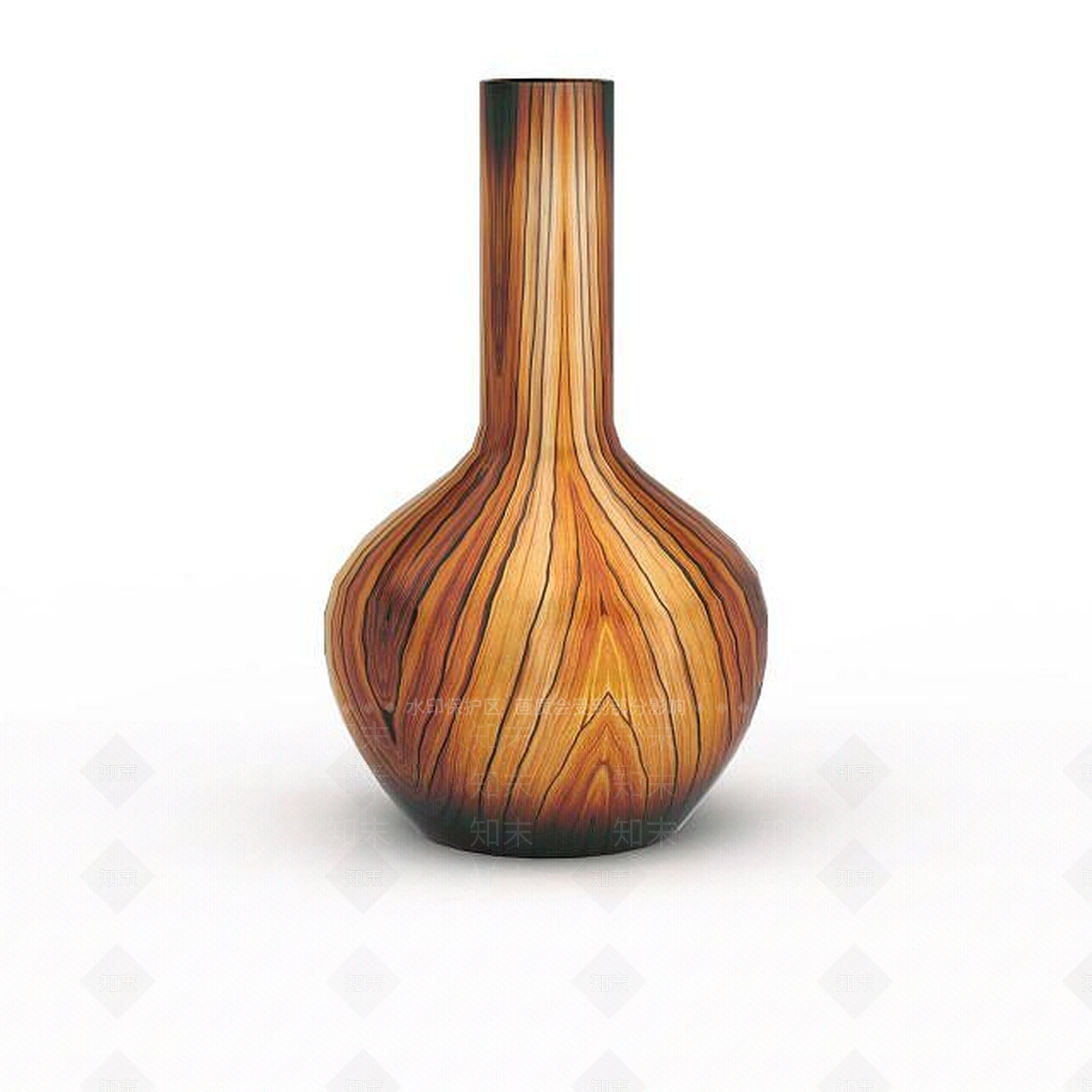 现代条纹花瓶3D模型下载【ID:1199342364】