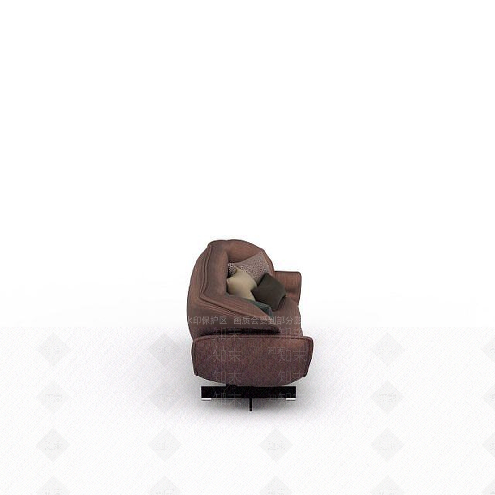 现代双人沙发3D模型下载【ID:1199342431】