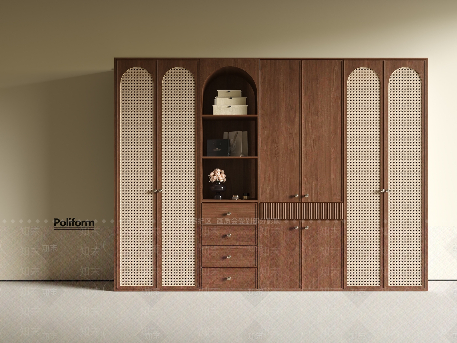 中古衣柜SU模型下载【ID:1199347195】