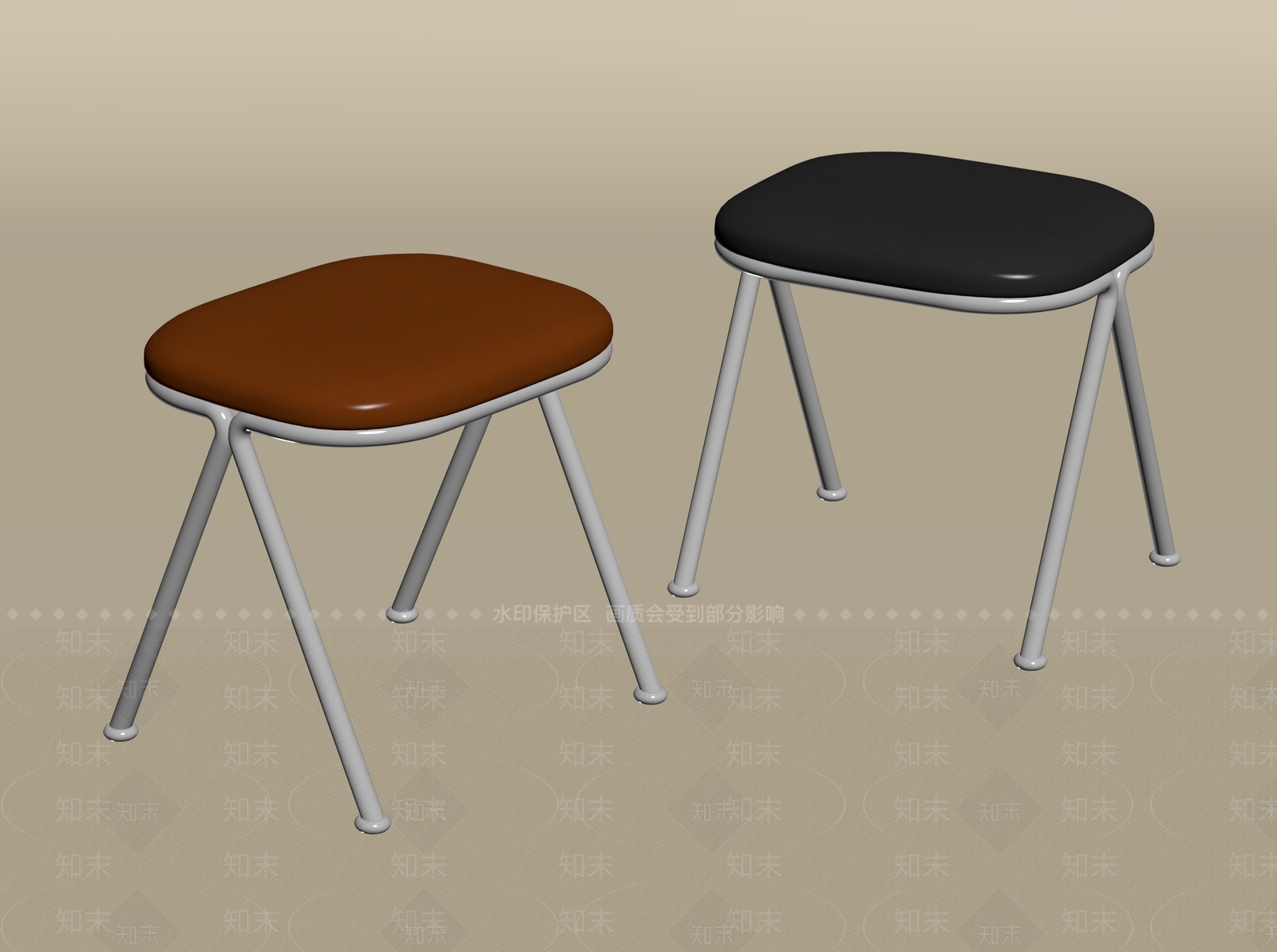 现代换鞋凳3D模型下载【ID:1199361840】