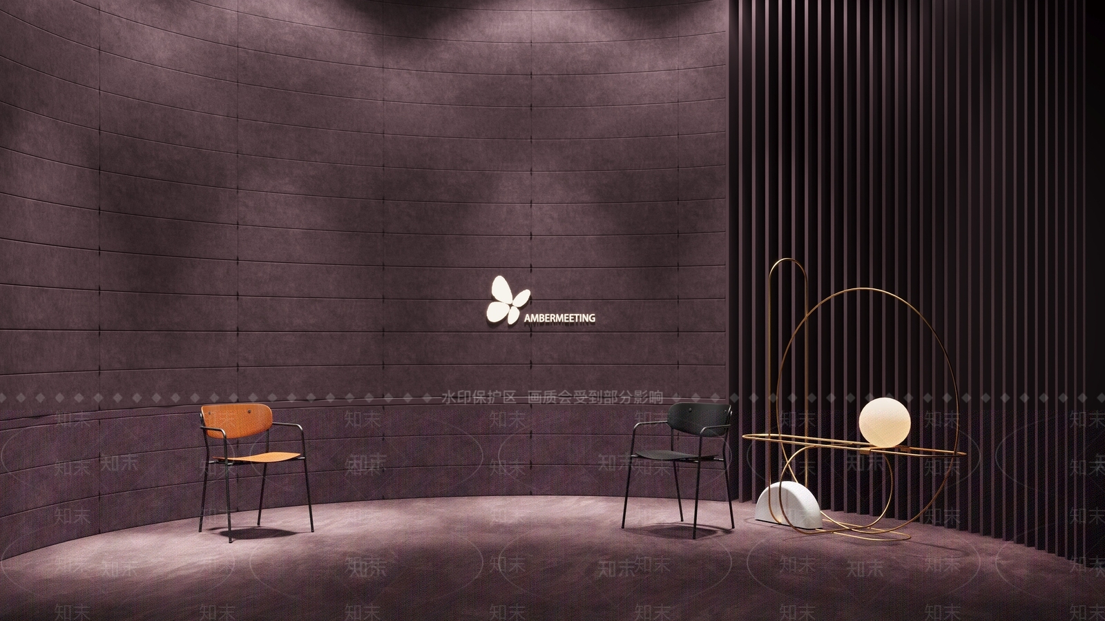 轻奢复古休闲椅3D模型下载【ID:1199364801】