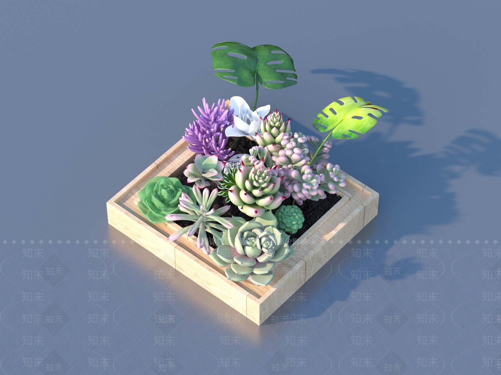 盆栽3D模型下载【ID:1199372030】