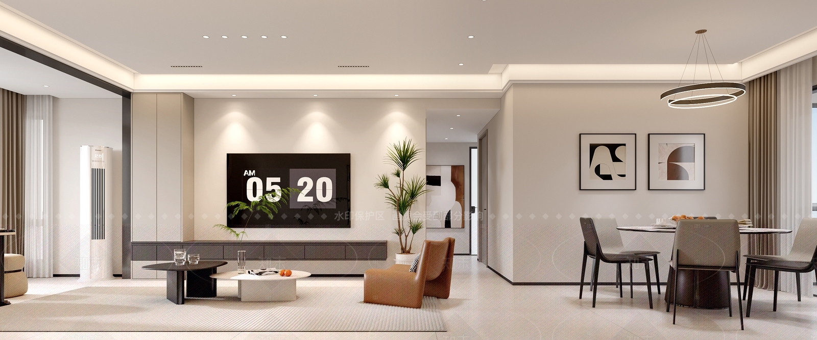 现代玄关3D模型下载【ID:1215171531】