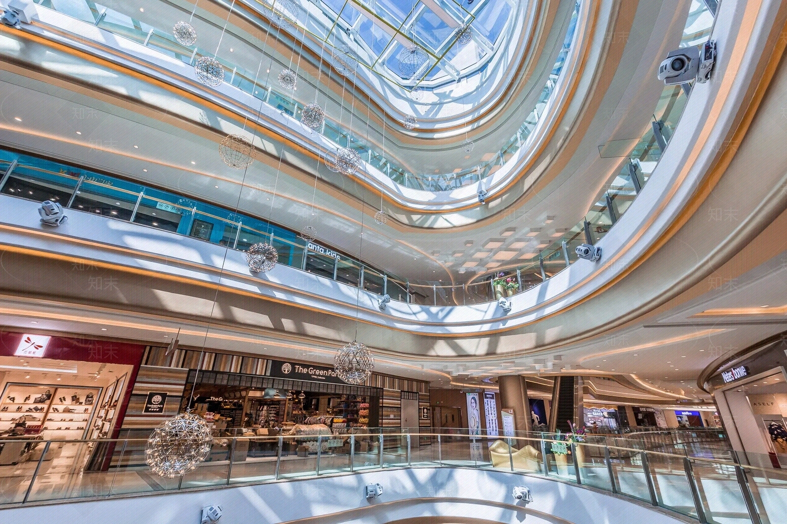 现代商场贴图
