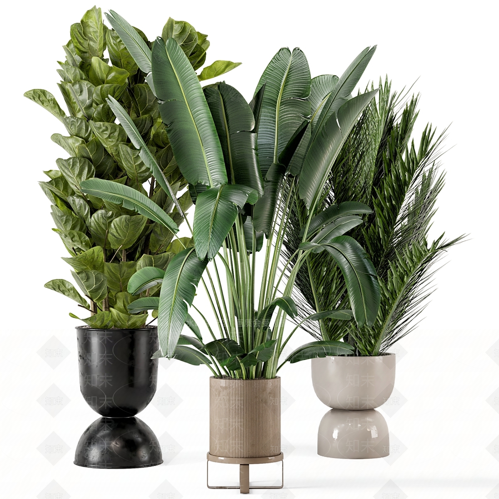 盆栽3D模型下载【ID:1199382168】