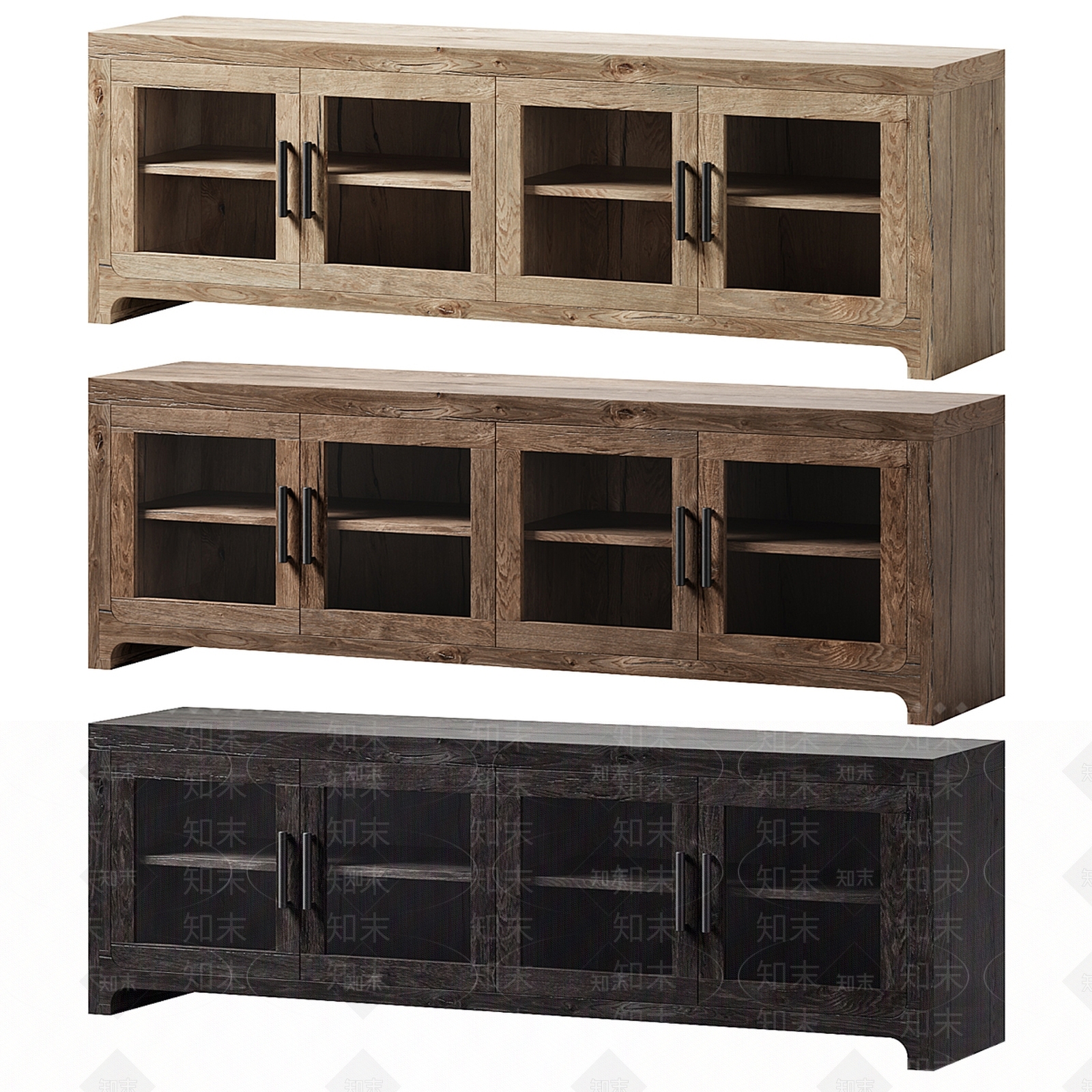 现代工业电视柜3D模型下载【ID:1199390157】