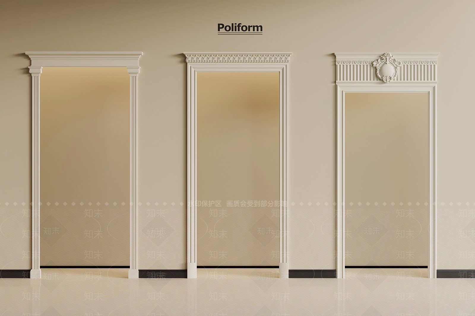 法式门套SU模型下载【ID:1199390499】