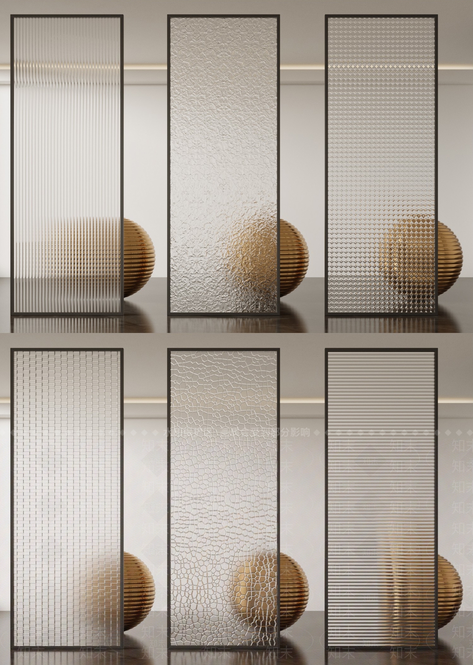 现代隔断SU模型下载【ID:1199393726】