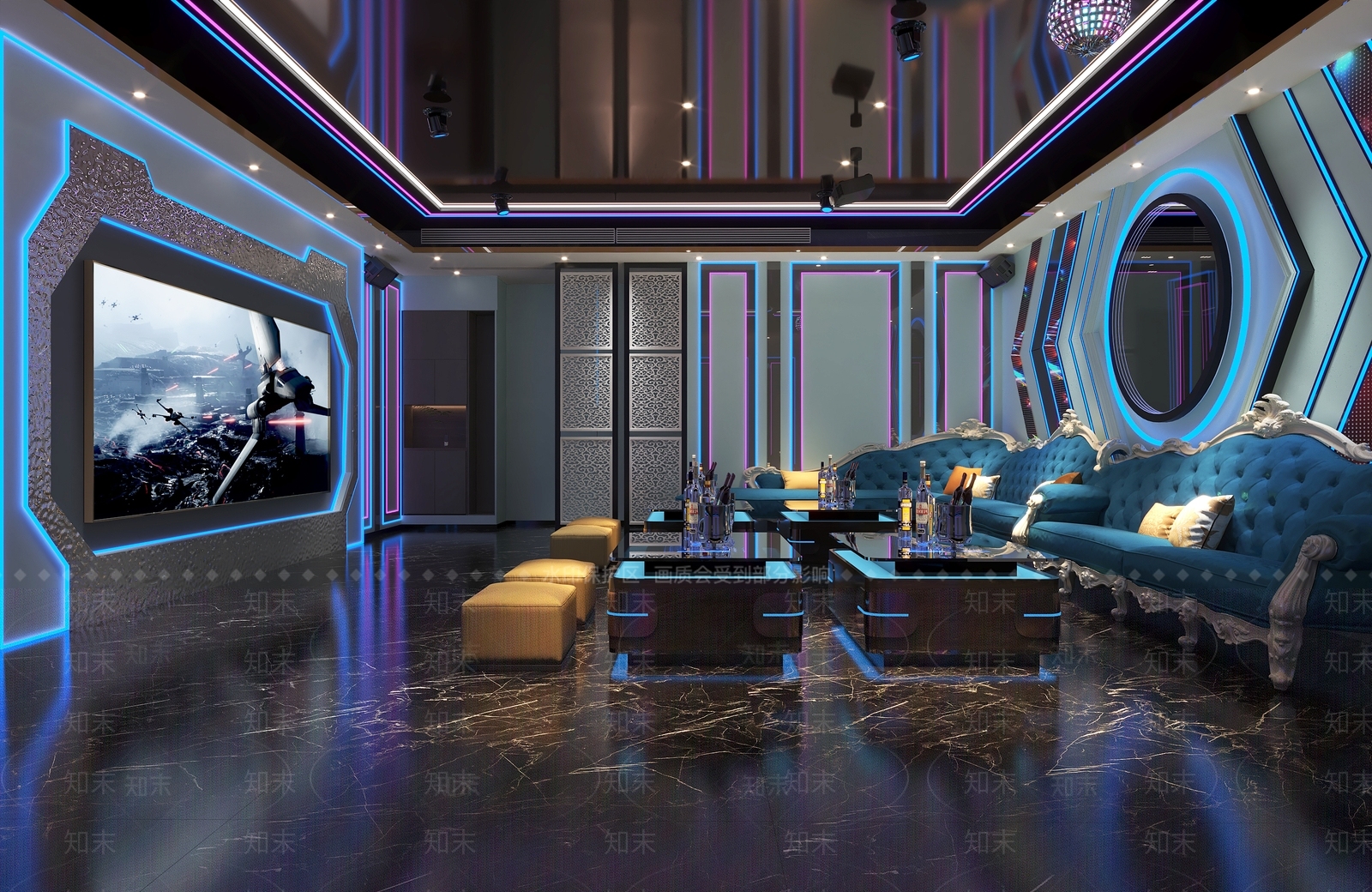 现代KTV3D模型下载【ID:1199394823】