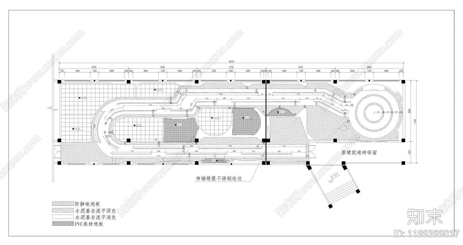 现代科技馆cad施工图下载【ID:1199399017】
