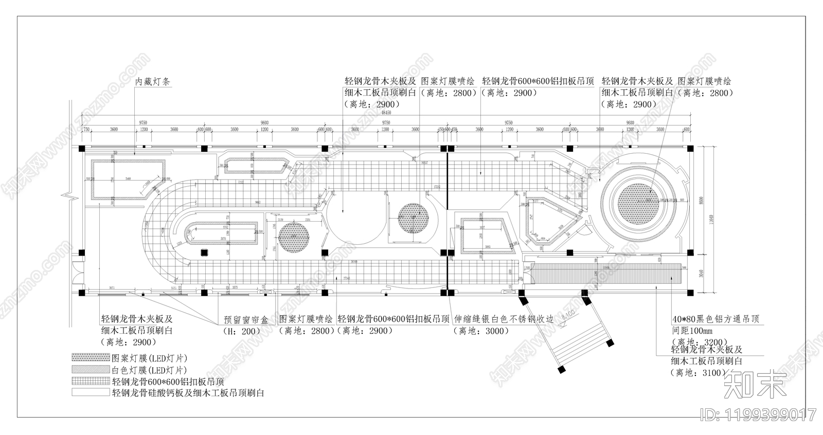 现代科技馆cad施工图下载【ID:1199399017】