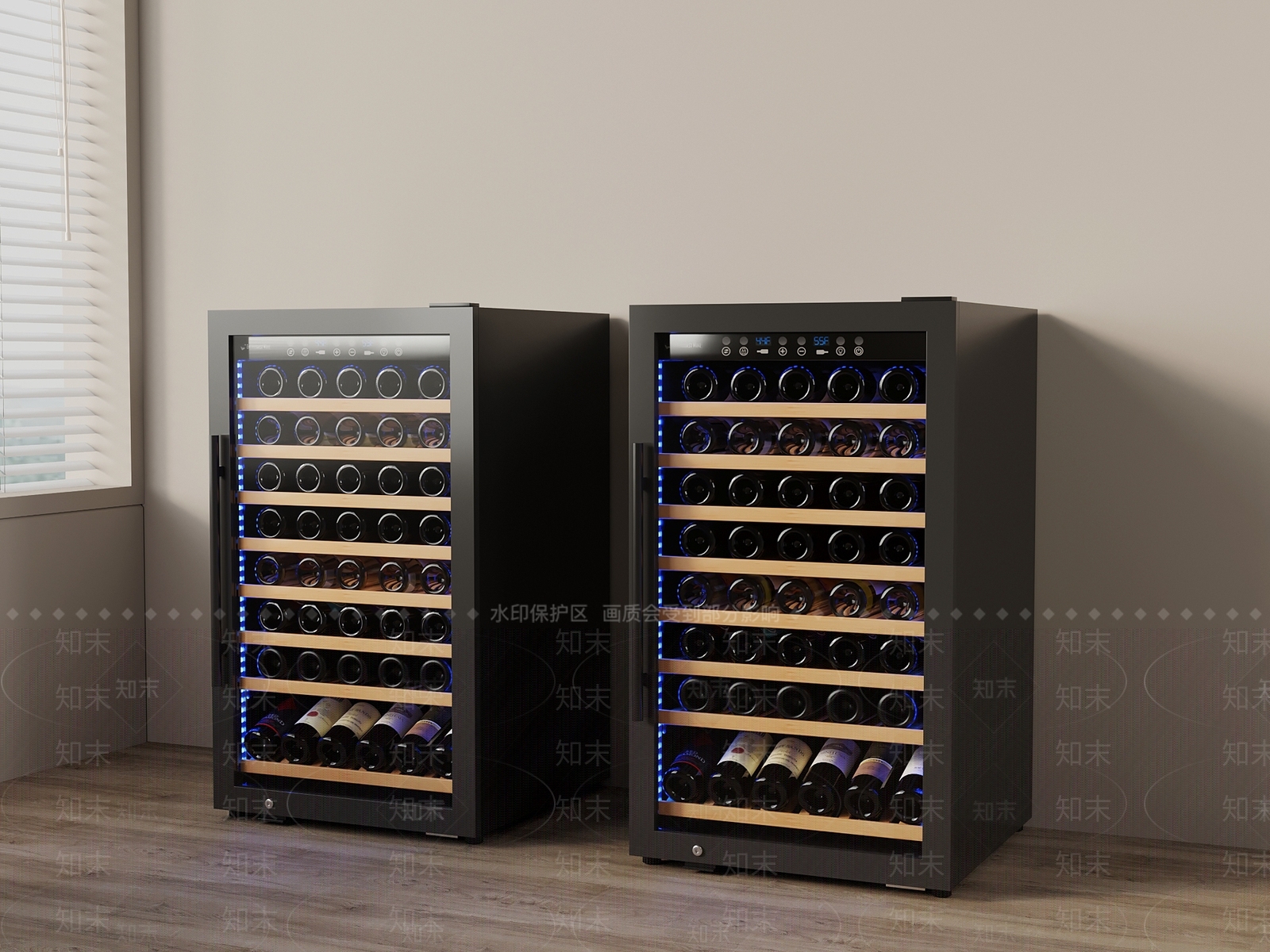 现代酒柜3D模型下载【ID:1199399238】