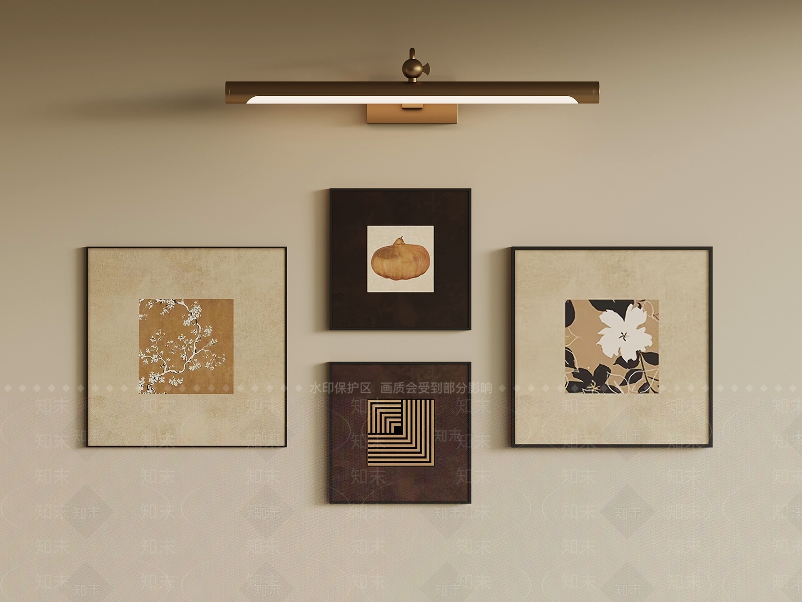 法式中古挂画SU模型下载【ID:1199401627】