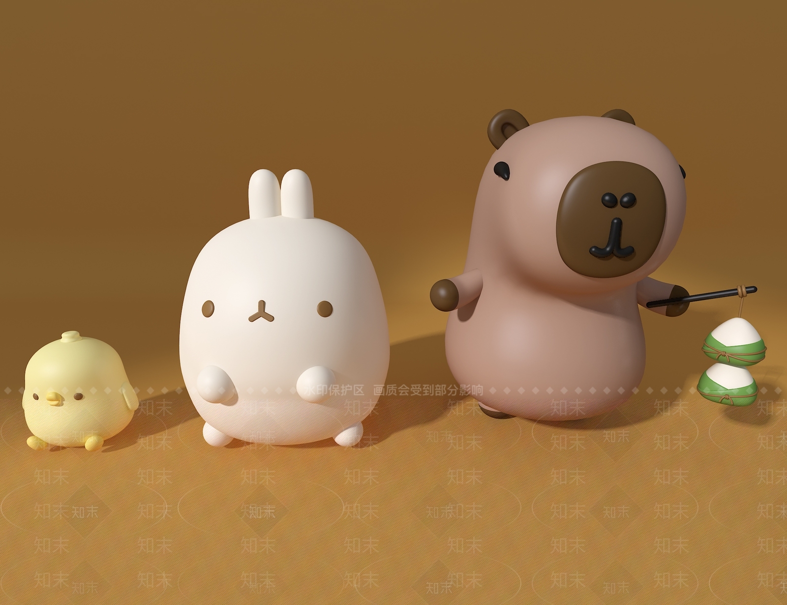 现代摆件组合3D模型下载【ID:1199402304】