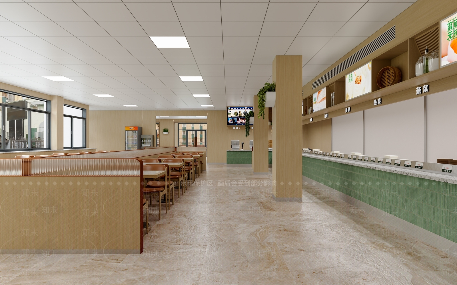 现代快餐店3D模型下载【ID:1199404800】