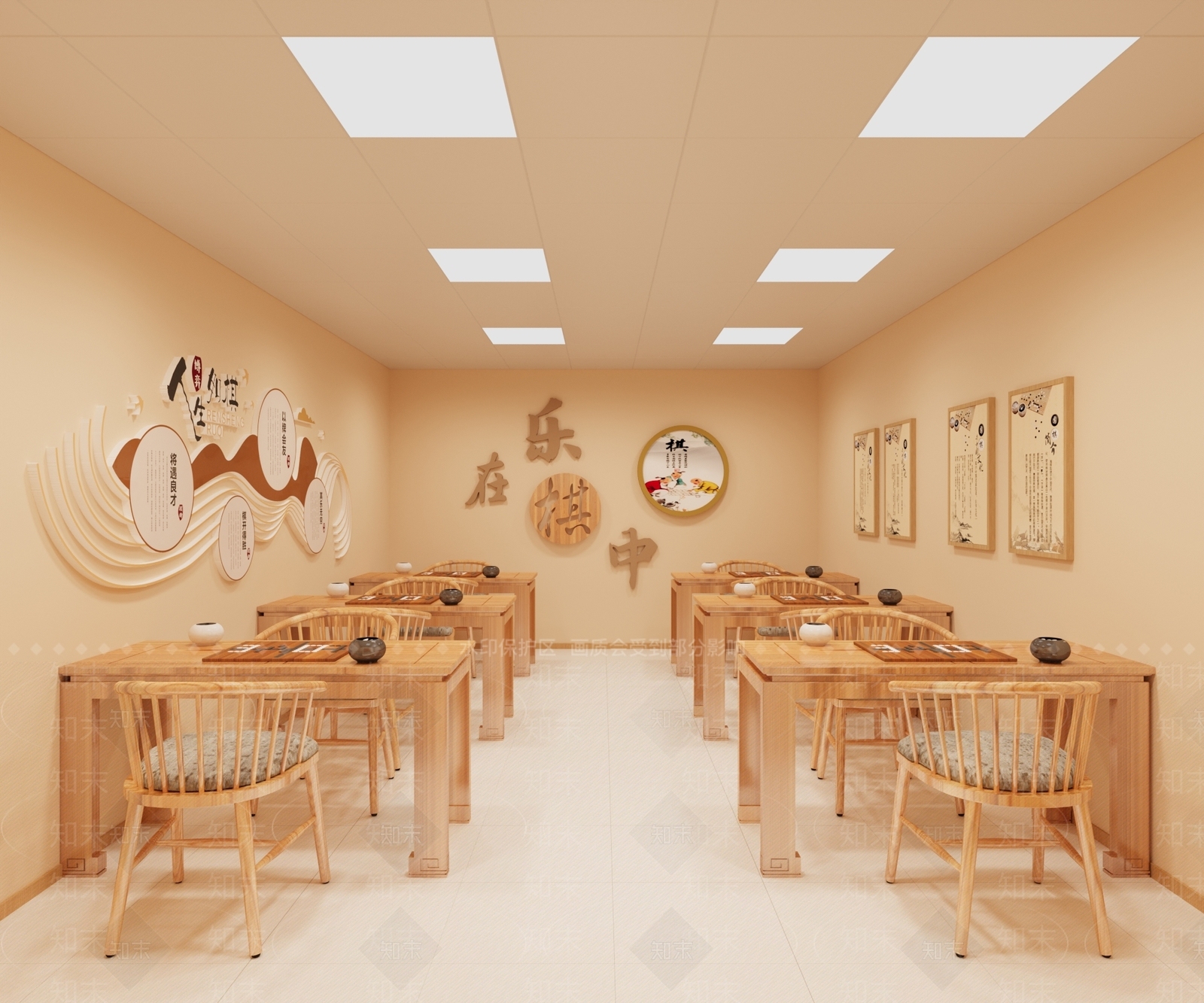 现代简约其他娱乐空间3D模型下载【ID:1199404658】