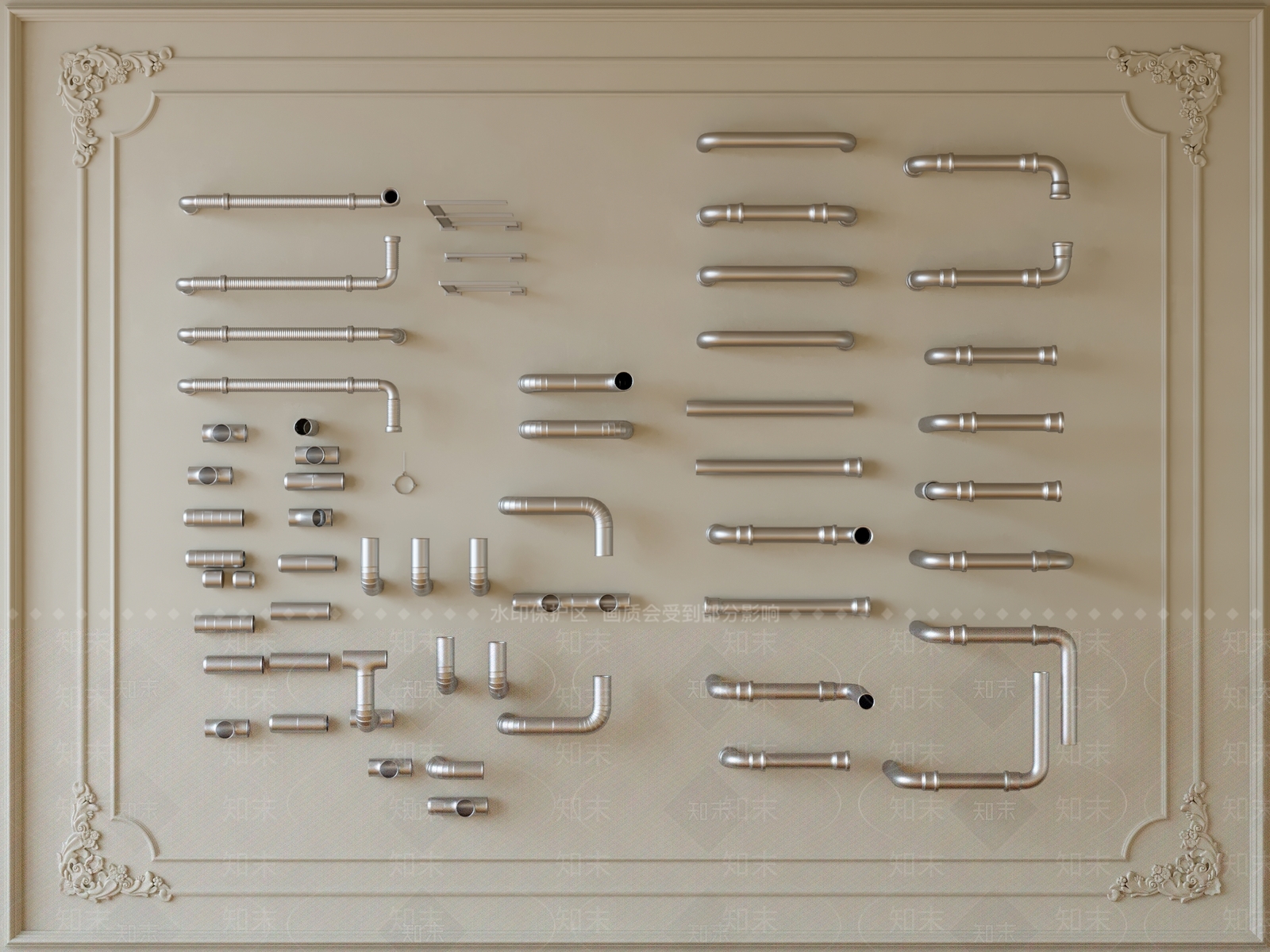 管道3D模型下载【ID:1199404450】