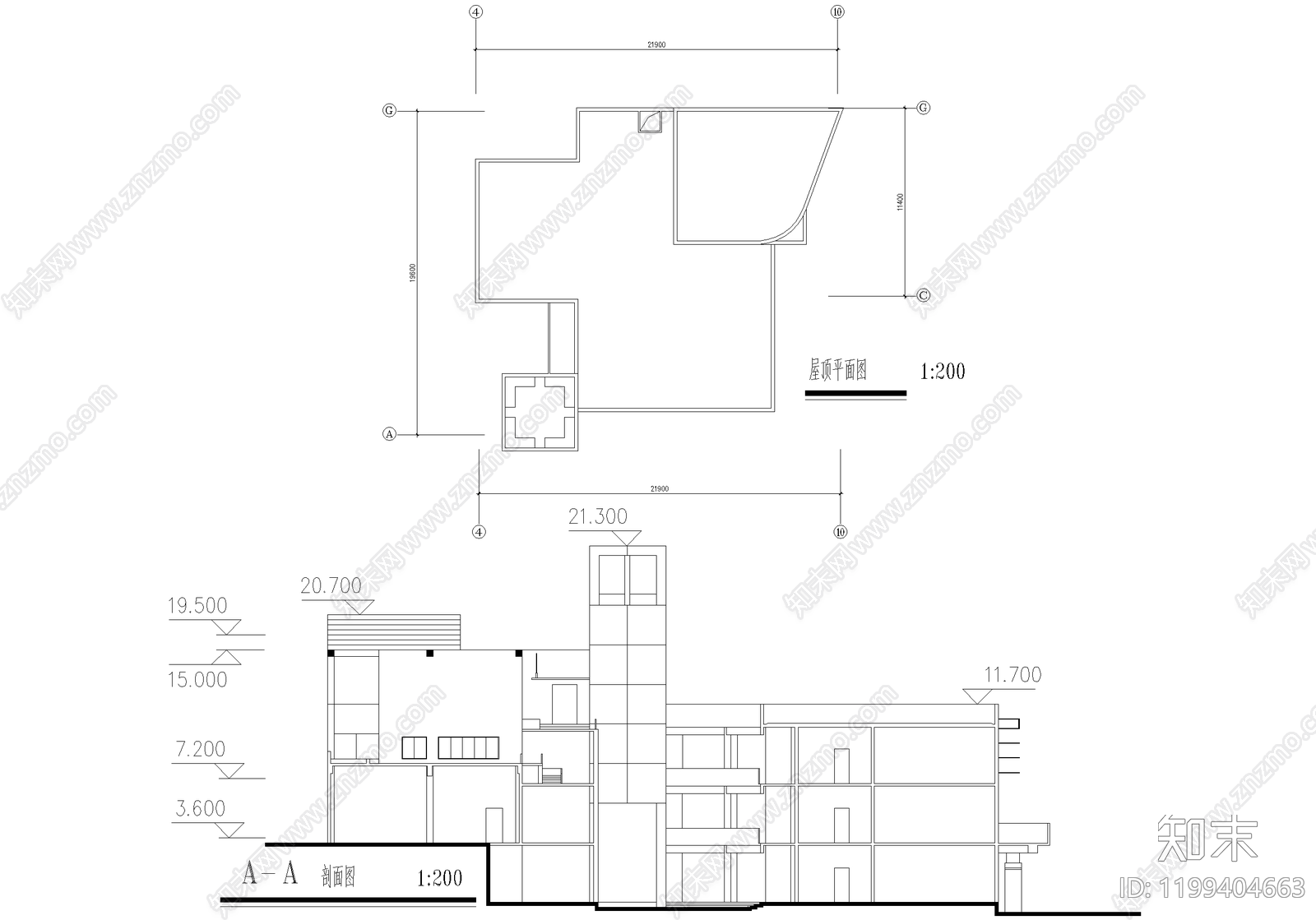 幼儿园建筑cad施工图下载【ID:1199404663】