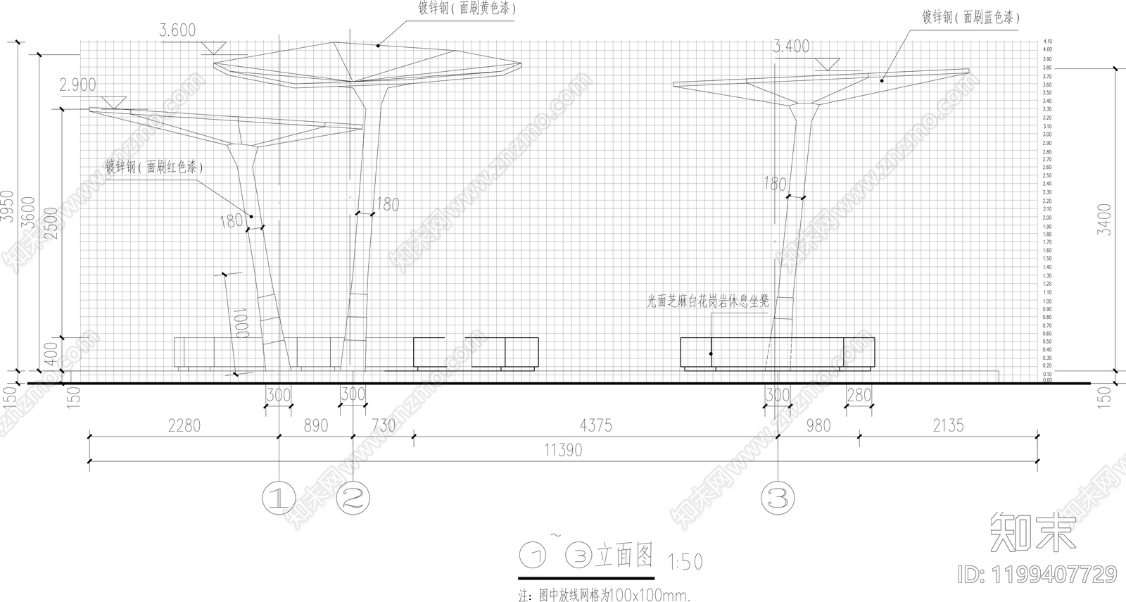 现代亭子图库cad施工图下载【ID:1199407729】