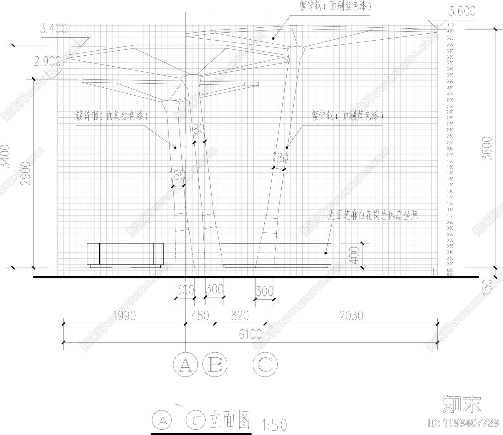 现代亭子图库cad施工图下载【ID:1199407729】