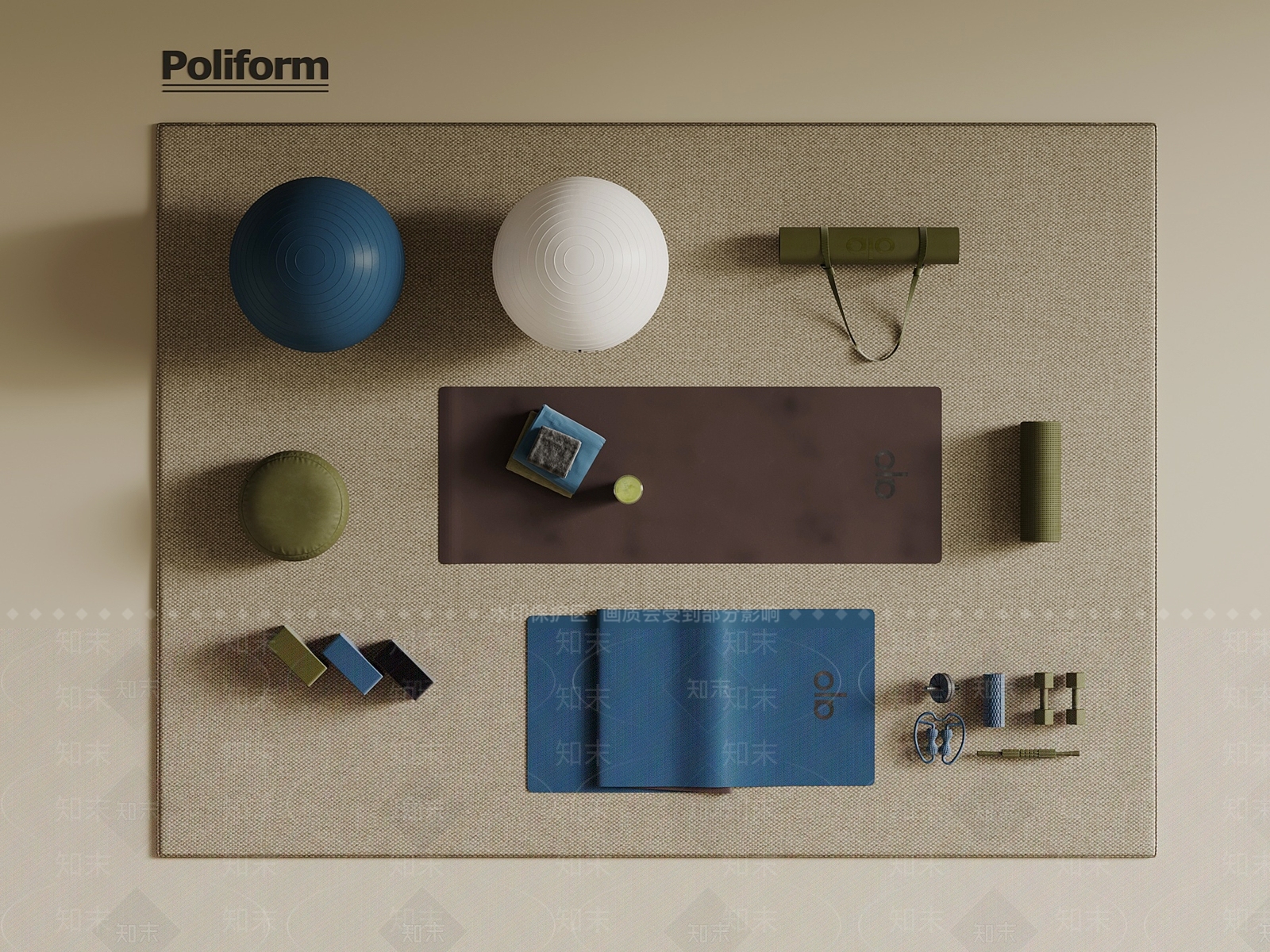 健身器材SU模型下载【ID:1199409808】