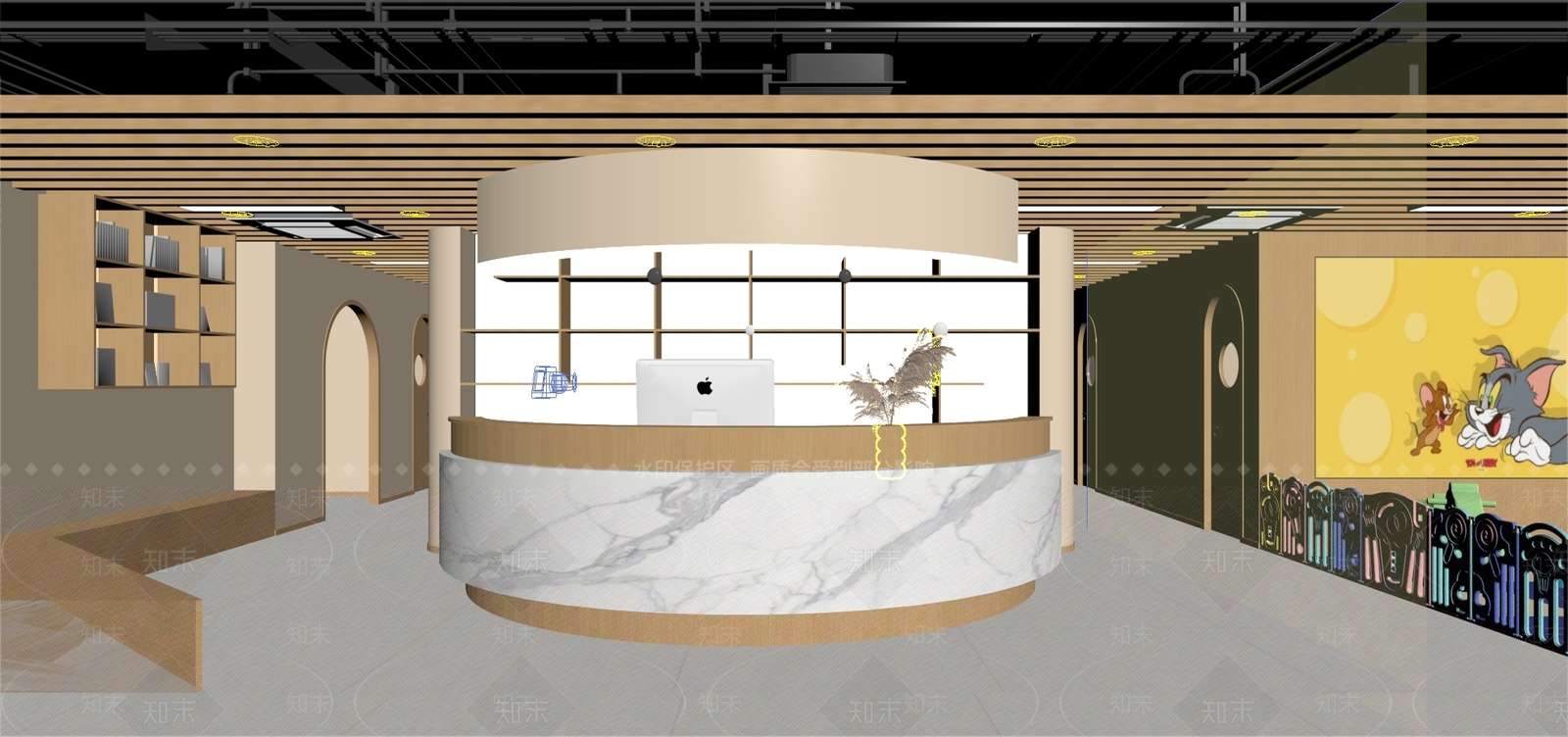 现代简约其他娱乐空间3D模型下载【ID:1199416805】