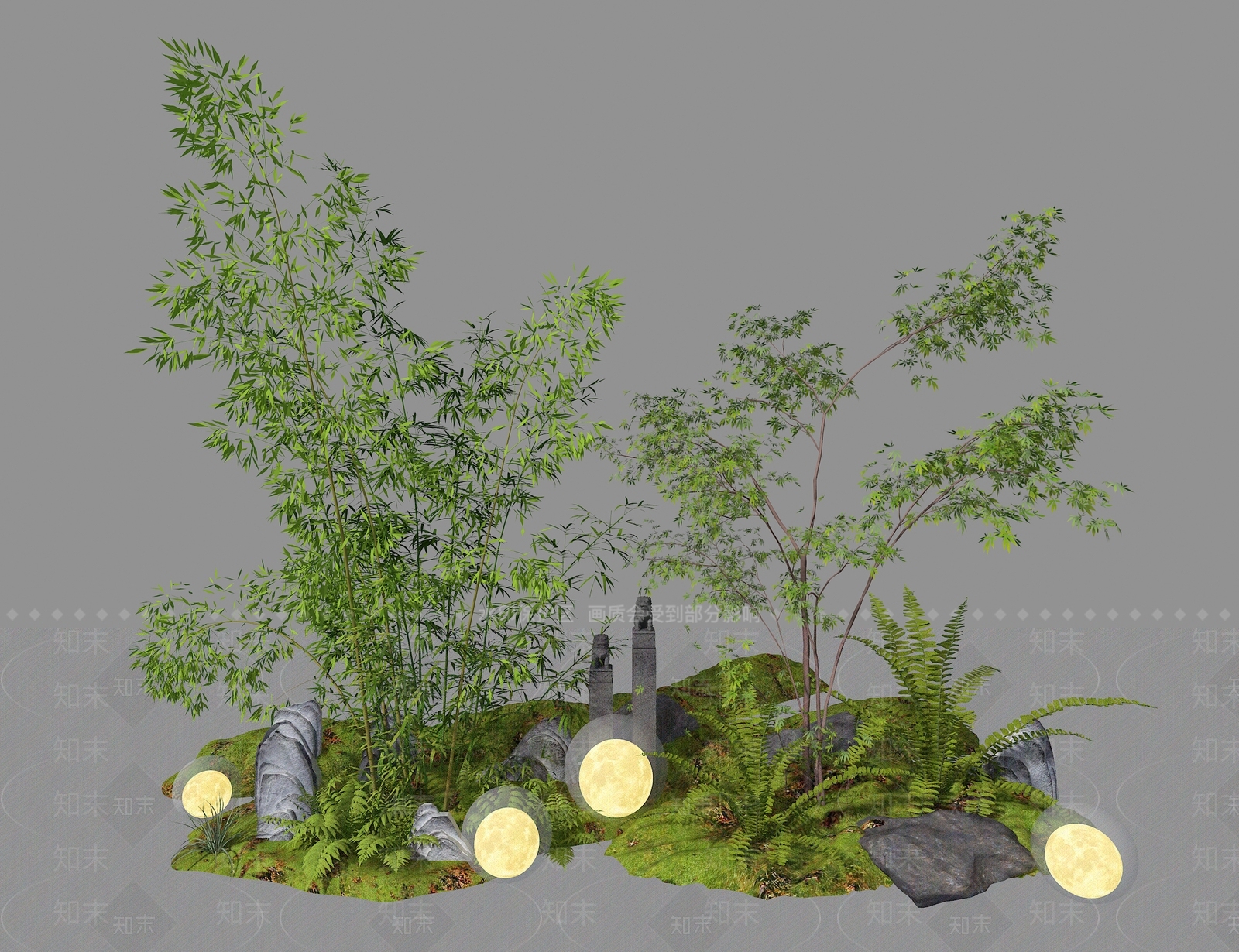 现代其他景观小品3D模型下载【ID:1199417047】
