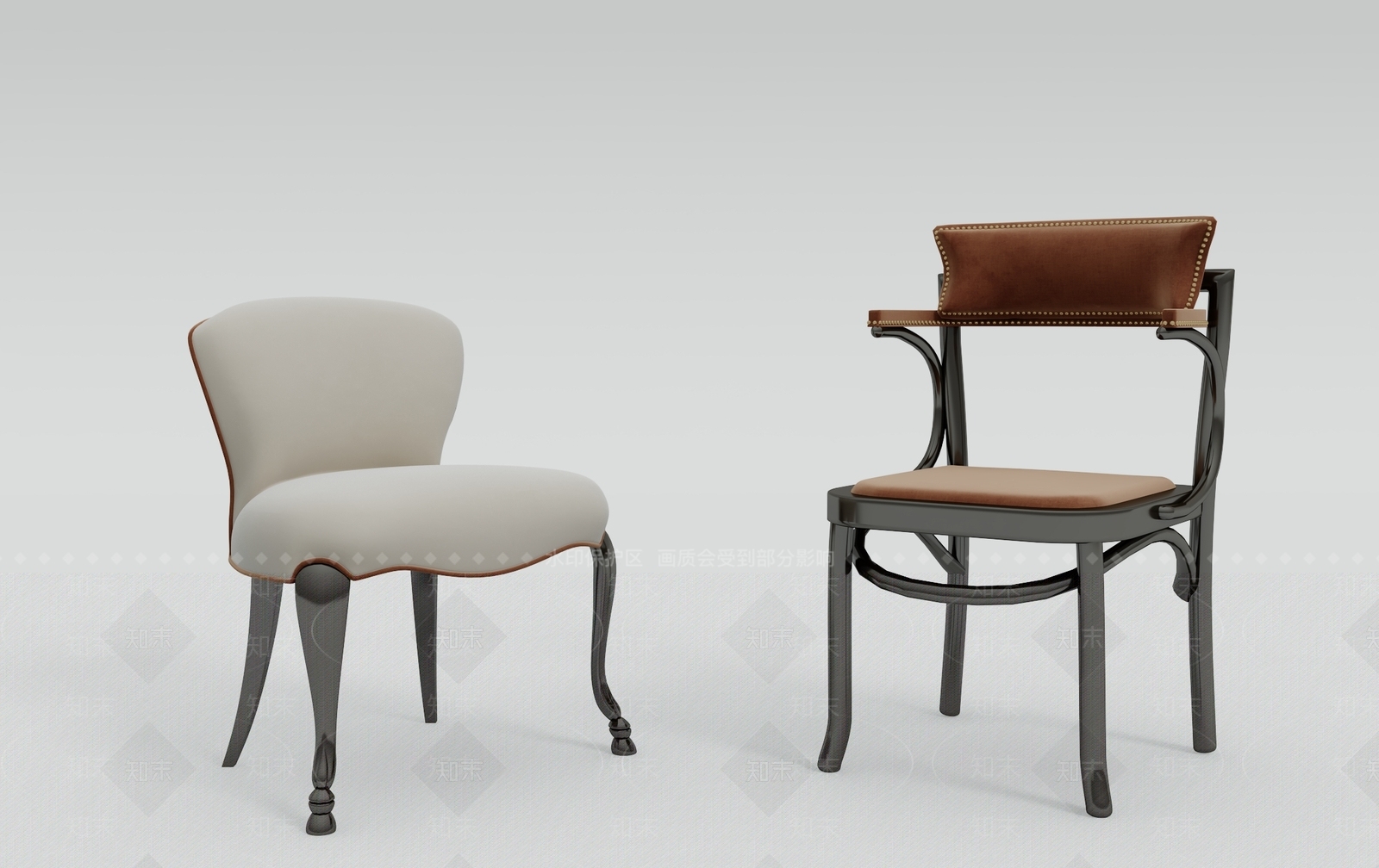 现代休闲椅3D模型下载【ID:1199418472】
