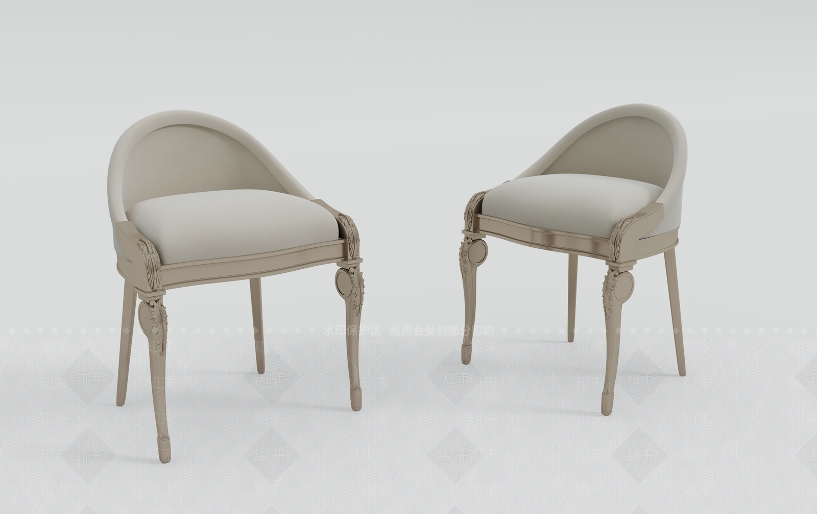 现代休闲椅3D模型下载【ID:1199418671】