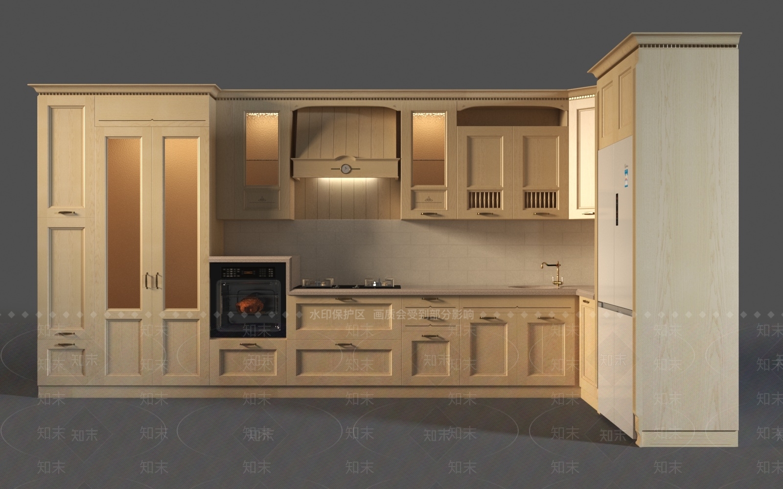 橱柜3D模型下载【ID:1199419544】